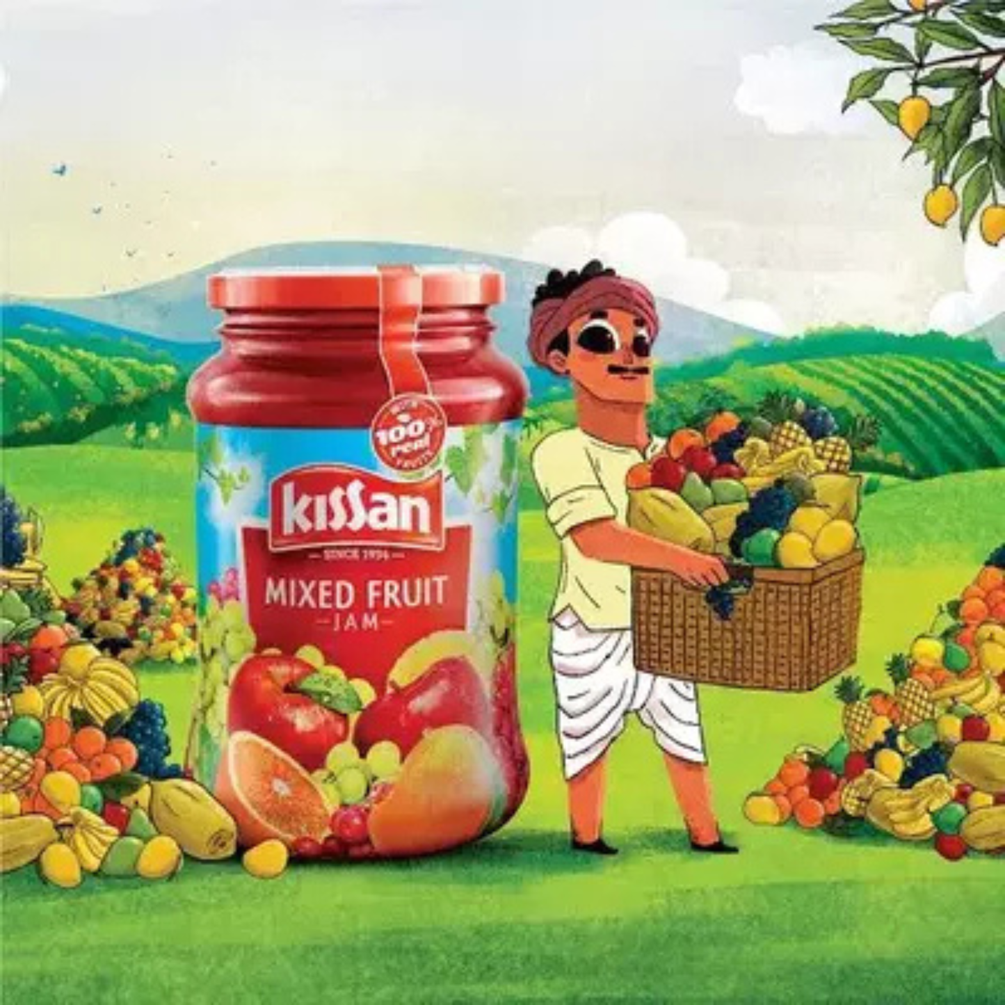 Kissan Mixed Fruit Jam 500 Gm.