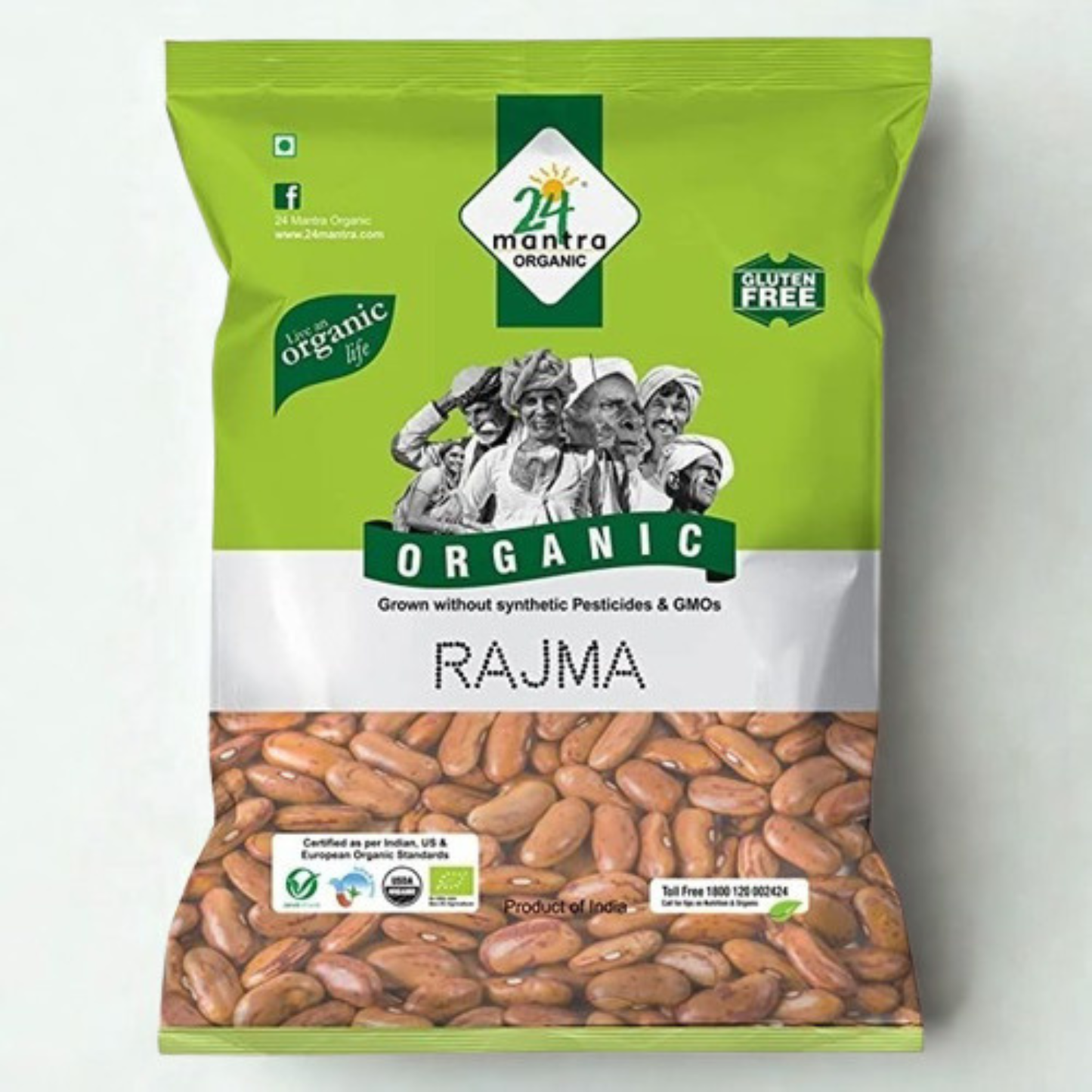 24 Mantra Organic Rajma 4 Lb.