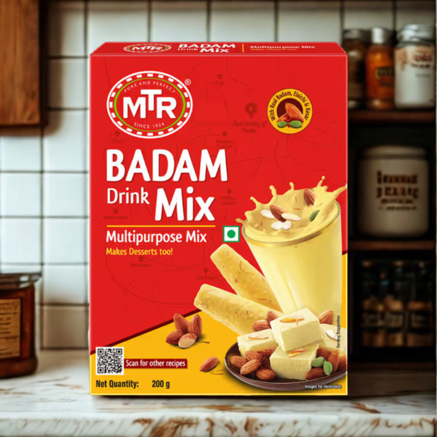 MTR Badam Drink Mix 180 ml.