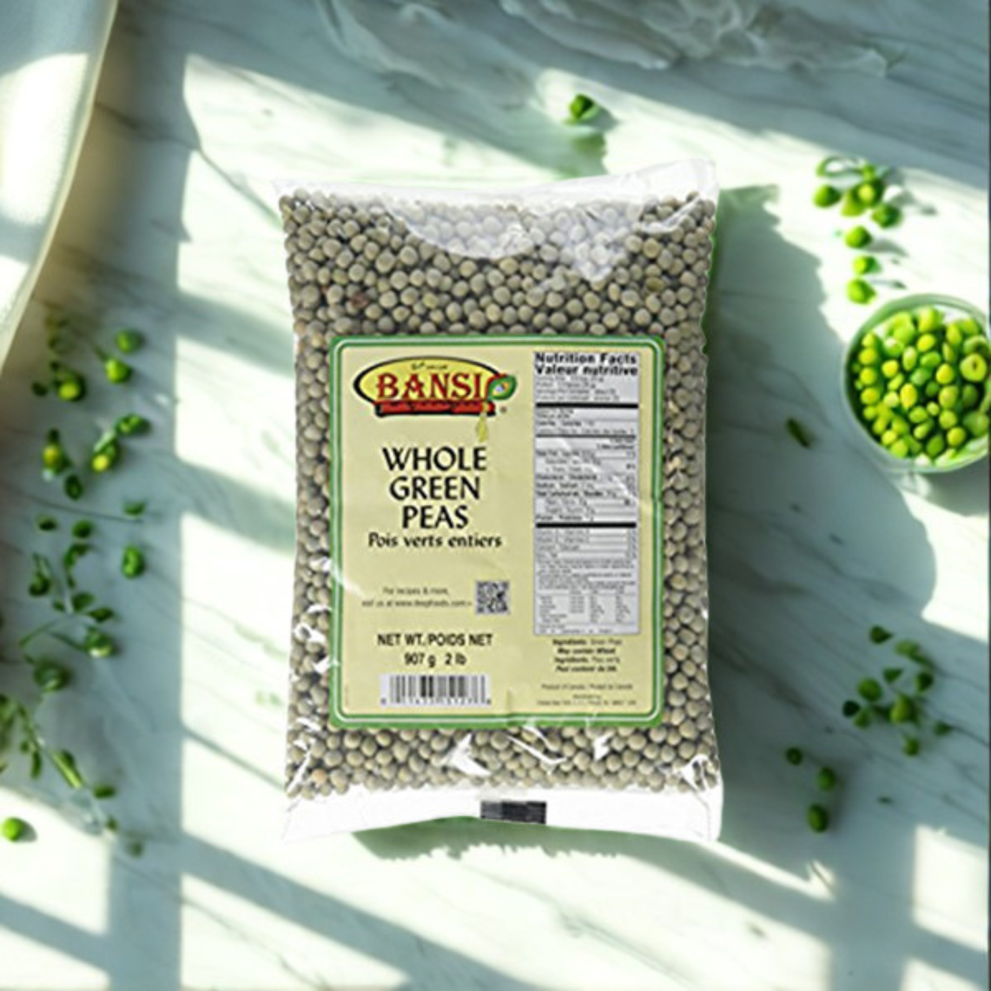 Bansi IQ GreenPeas 2 Lb.