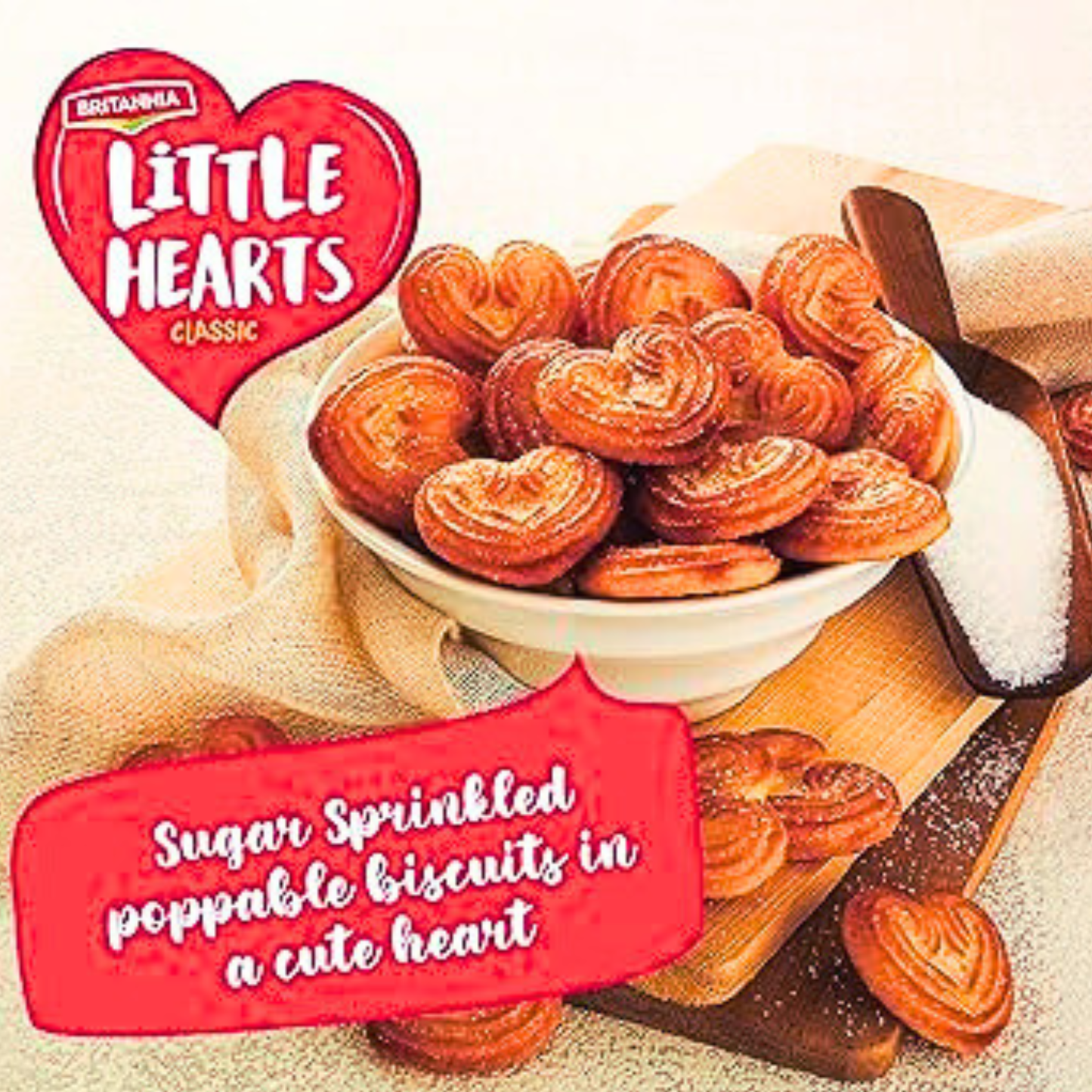 Britannia Little Hearts Biscuits 2.6 Oz.