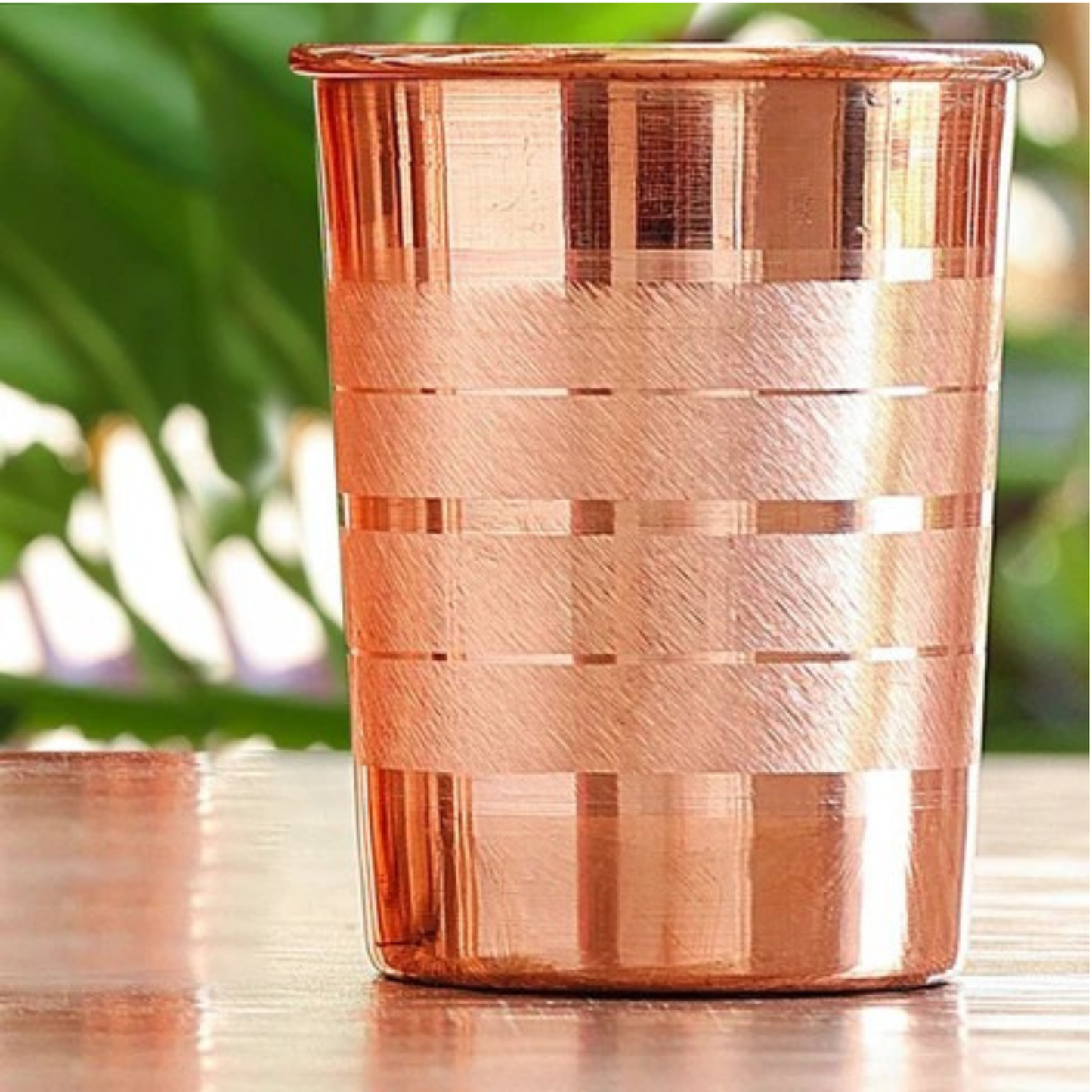 Glass Set (6 Copper Steel Fancy)