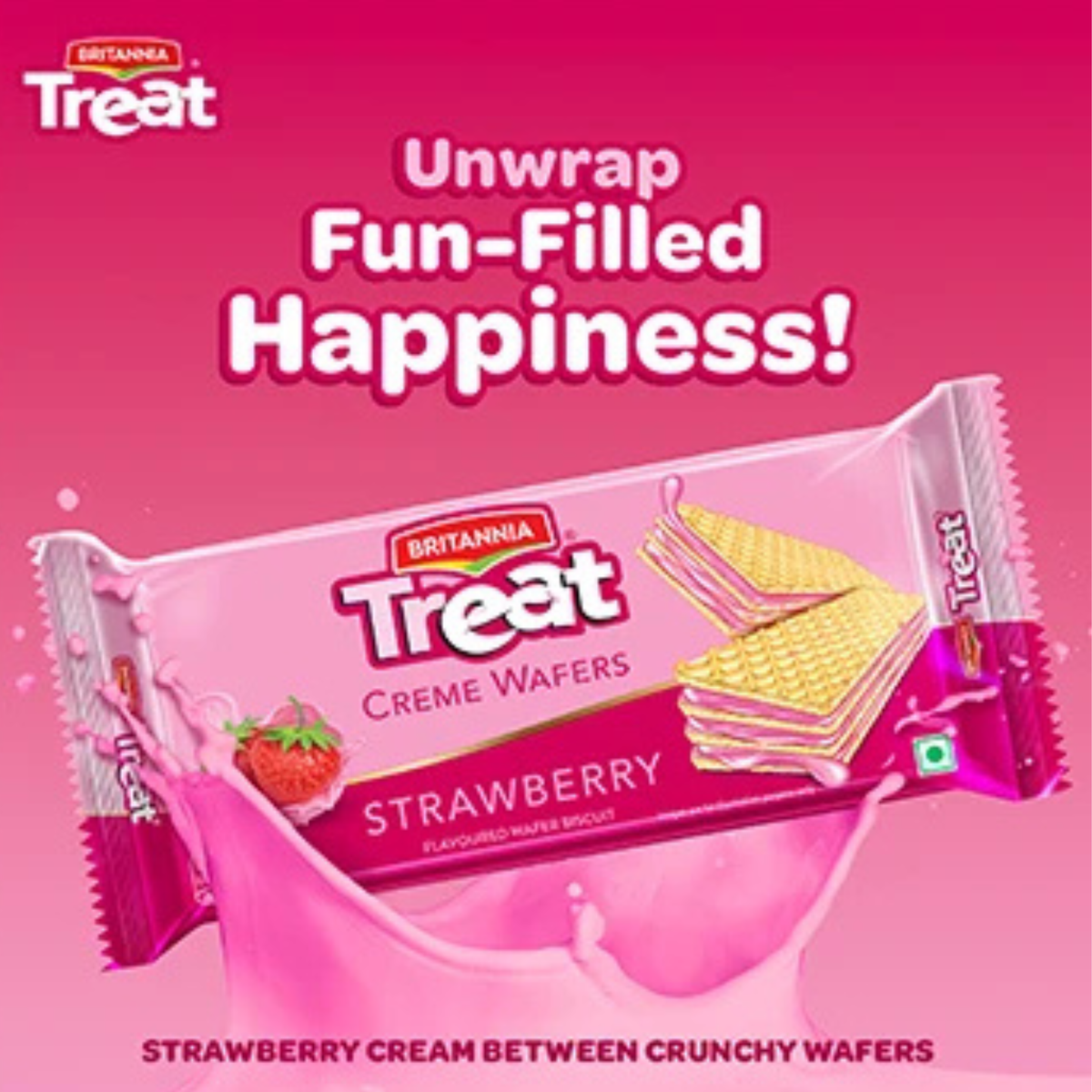Britannia Strawberry Wafers 5.2 Oz.