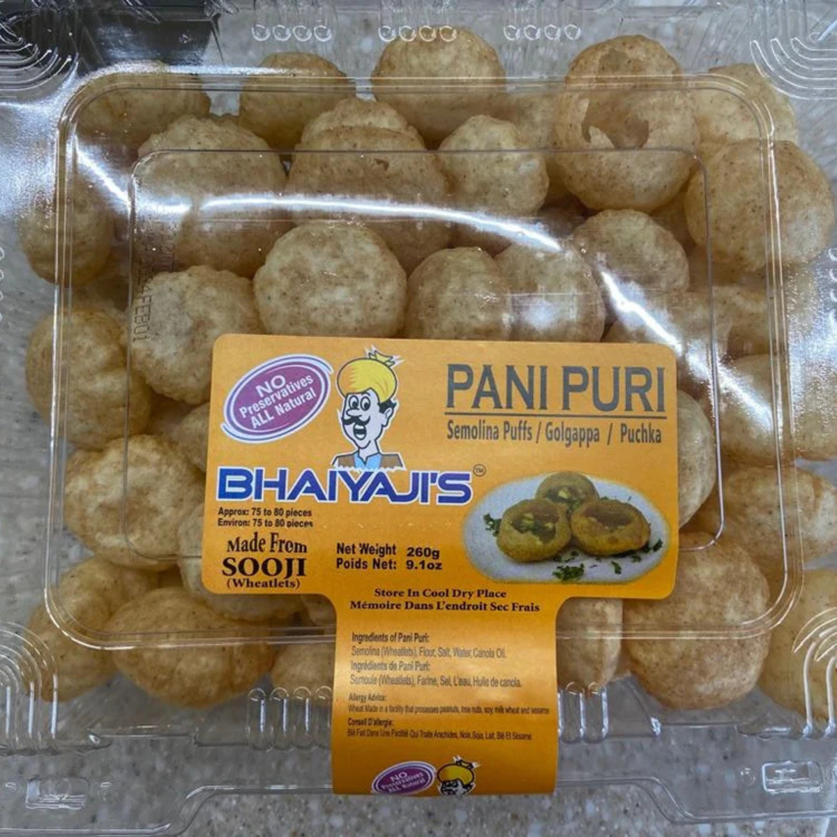 Bhaiyaji VPK Pani Puri 260 Gm.