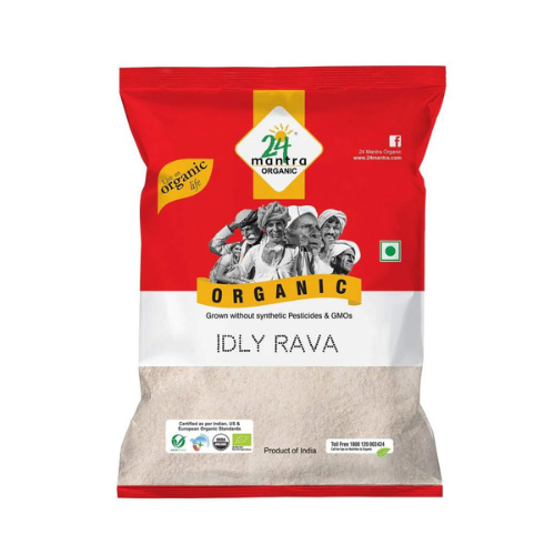 24 Mantra Organic Idli Rava 2 Lb.