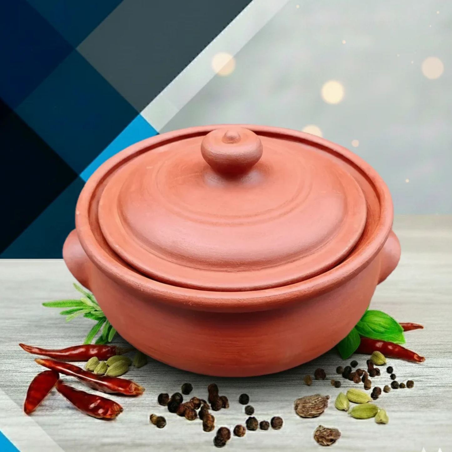 Clay Cooking Handi 2 Liter