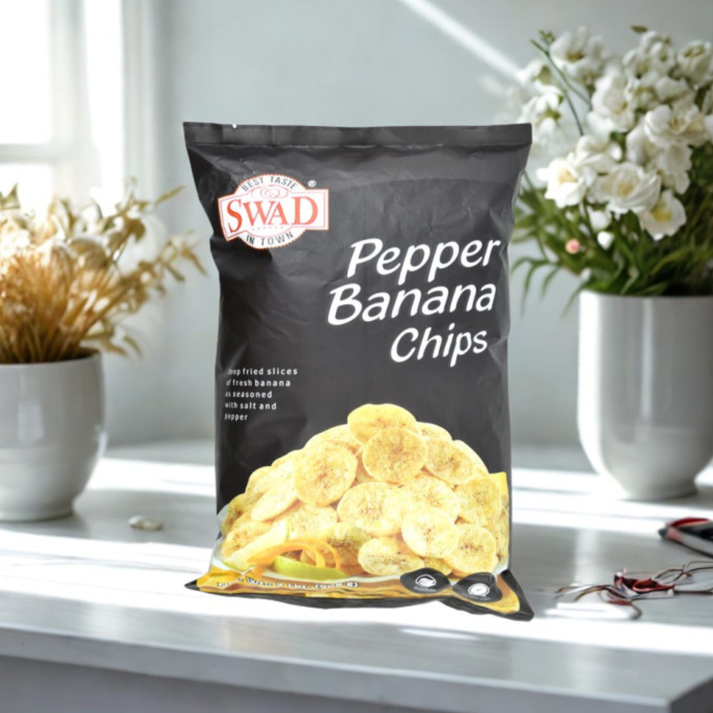 Swad Pepper Banana Chips 7 Oz.