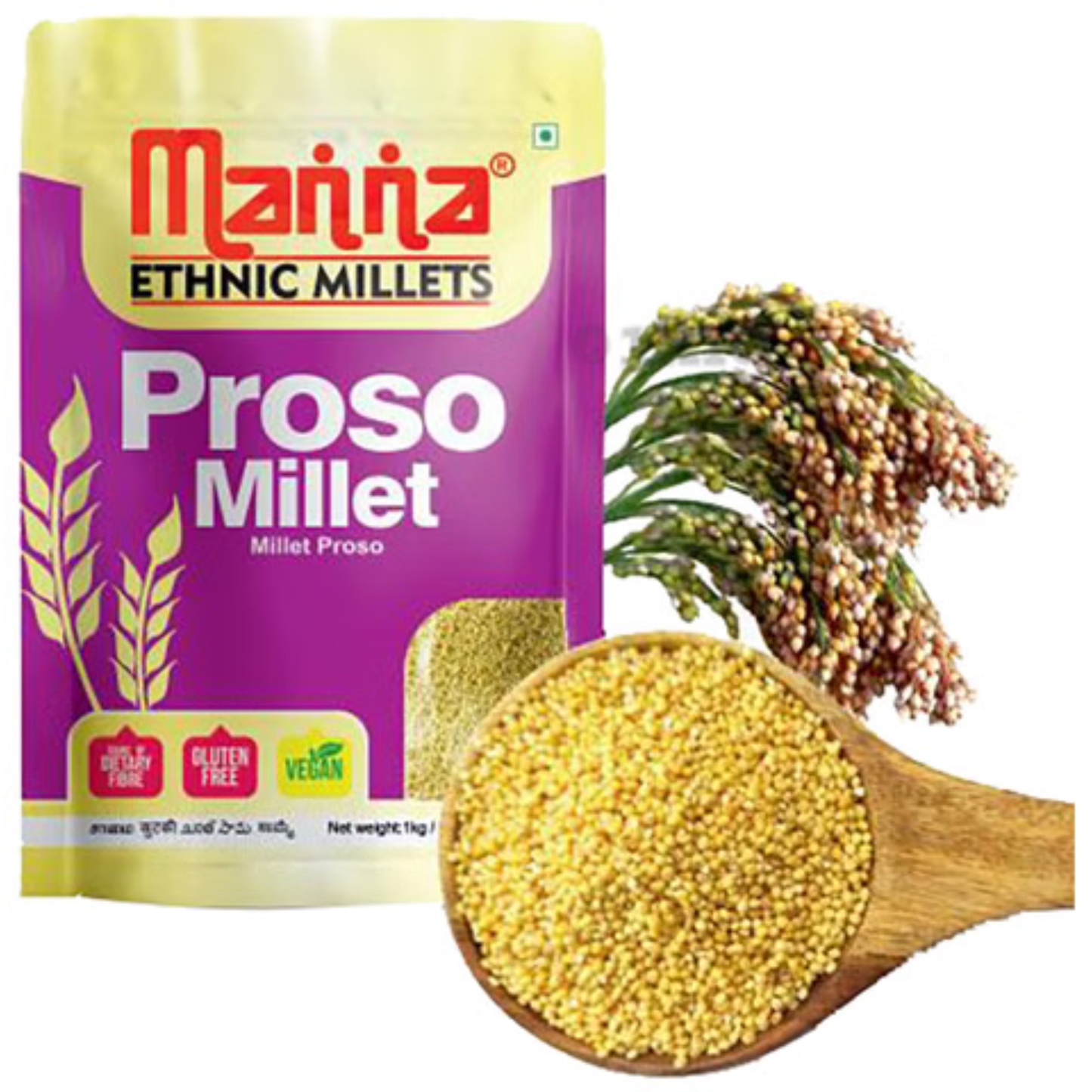 Manna Proso Millet 2.2 Lb.