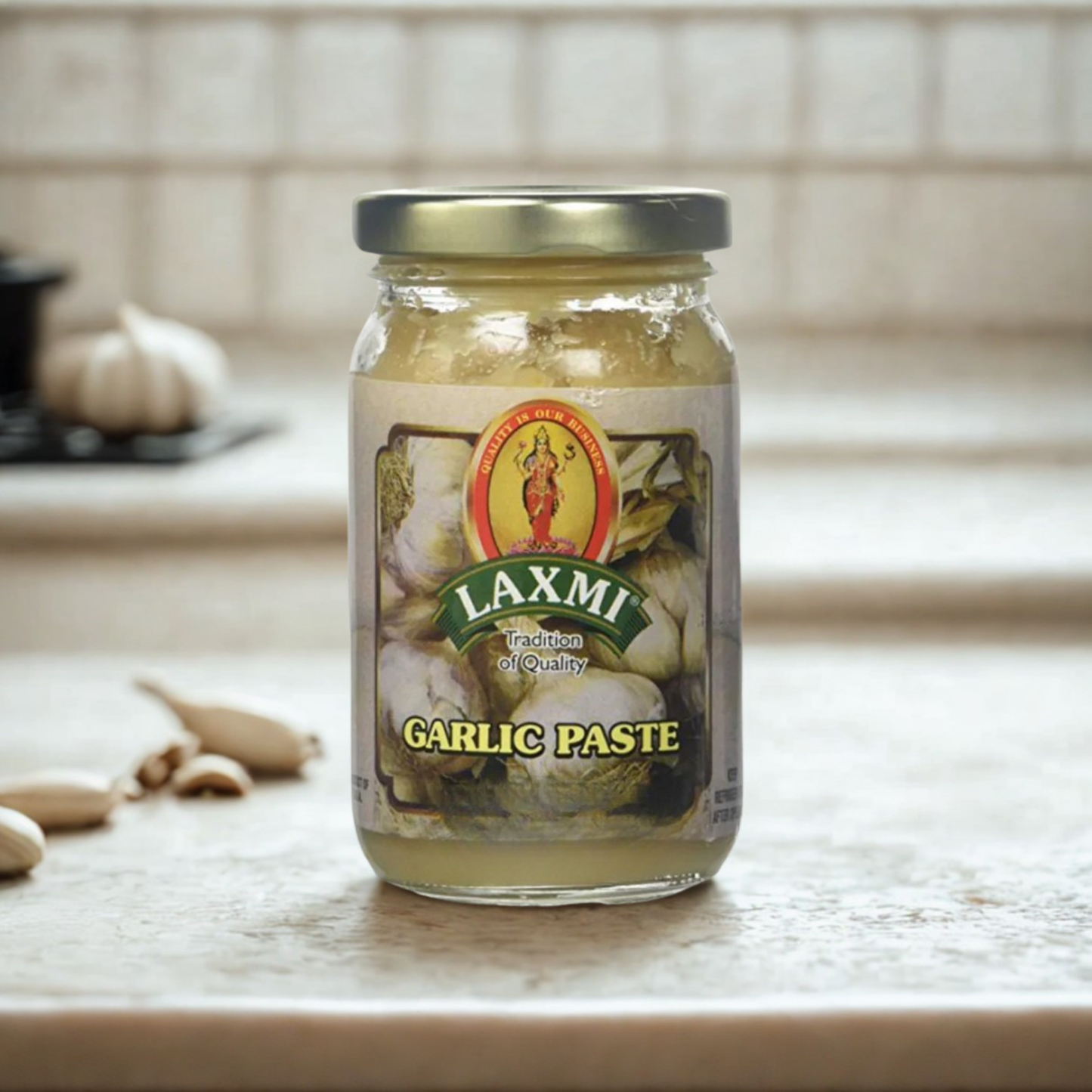 Laxmi Garlic Paste 8 Oz.