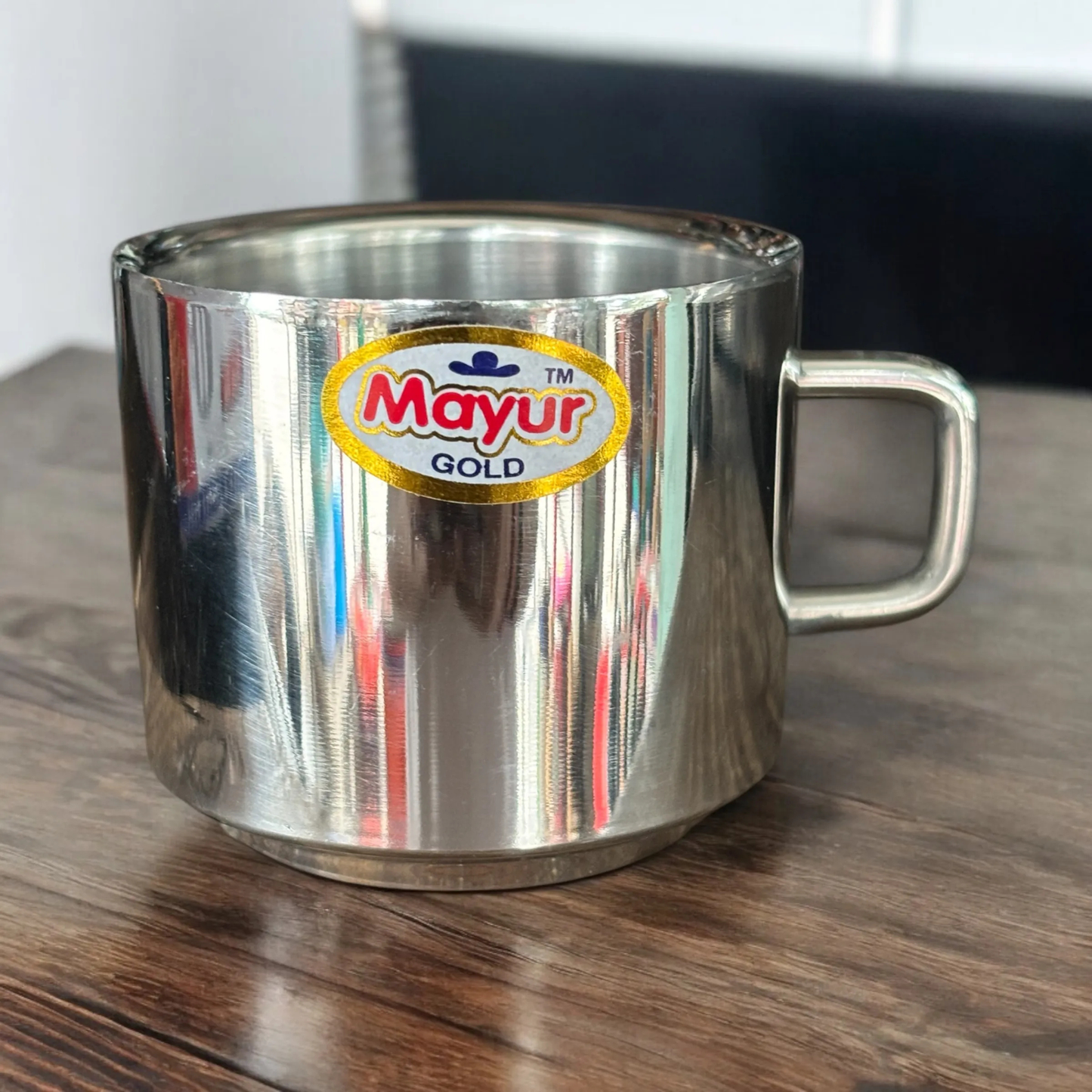 Tea Cup (Stainless Steel) Double Wall - Small
