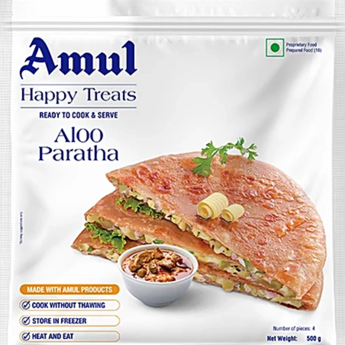Amul Aloo Paratha 500 gm