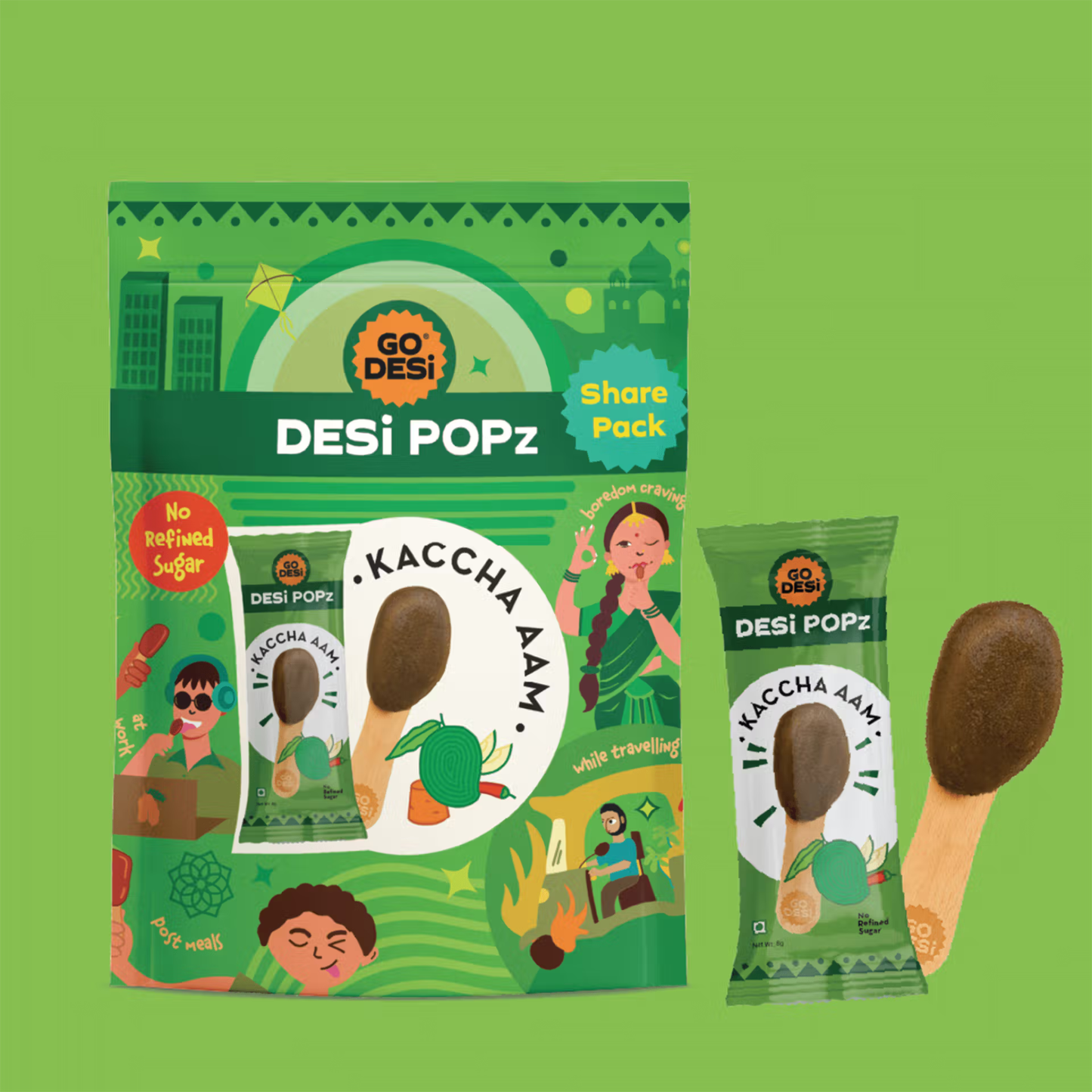 Desi Popz Kaccha Aam- 1 Pc - 9 gm