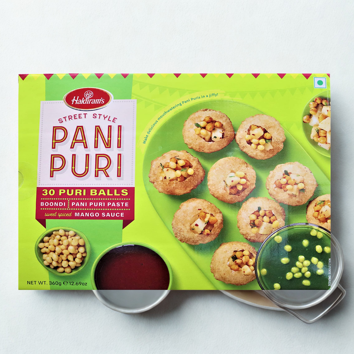 Haldiram Pani Puri Kit 360 Gm.