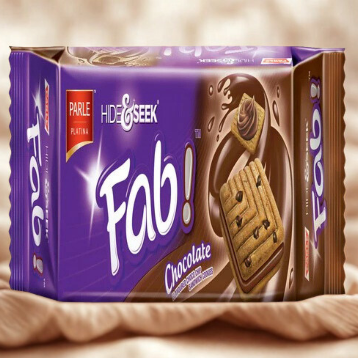 Parle Hide & Seek Fab Chocolate Biscuits 400 Gm.
