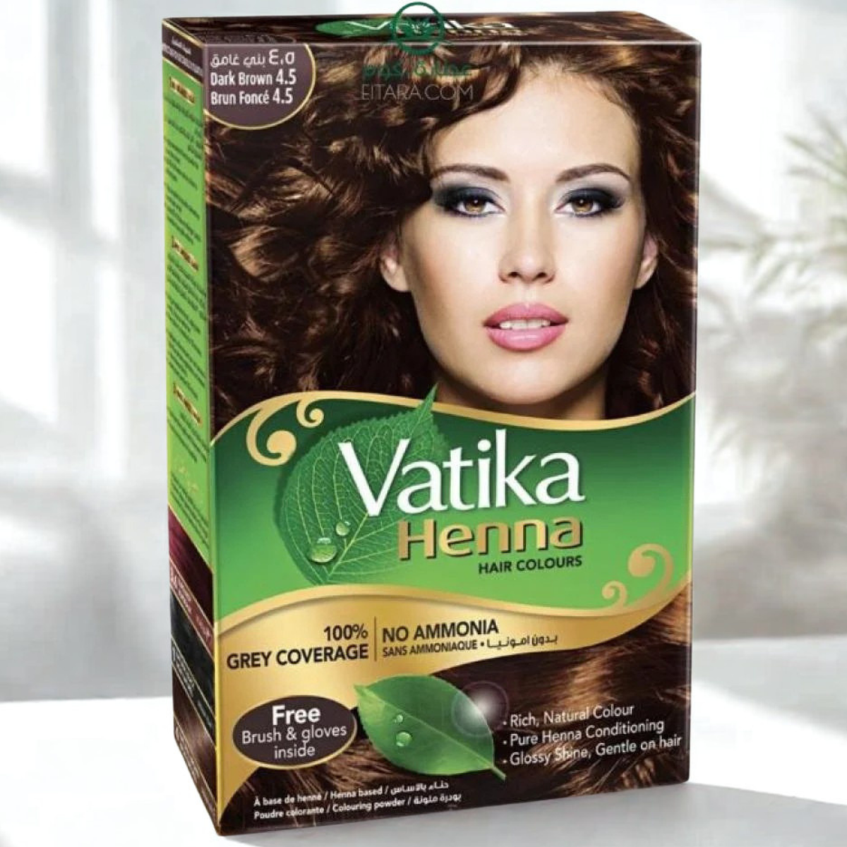 Vatika Hair Color Dark Brown 60 Gm.