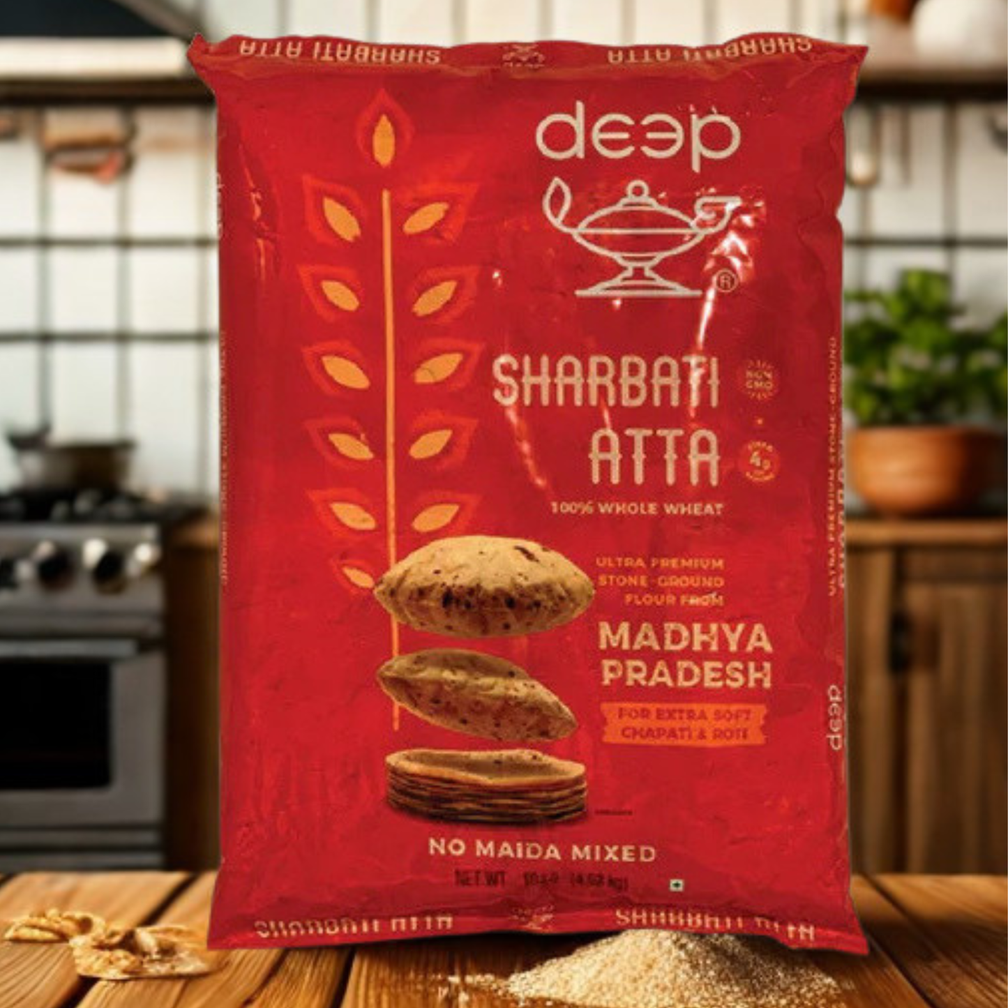 Deep Sharbati Atta 20 Lb.