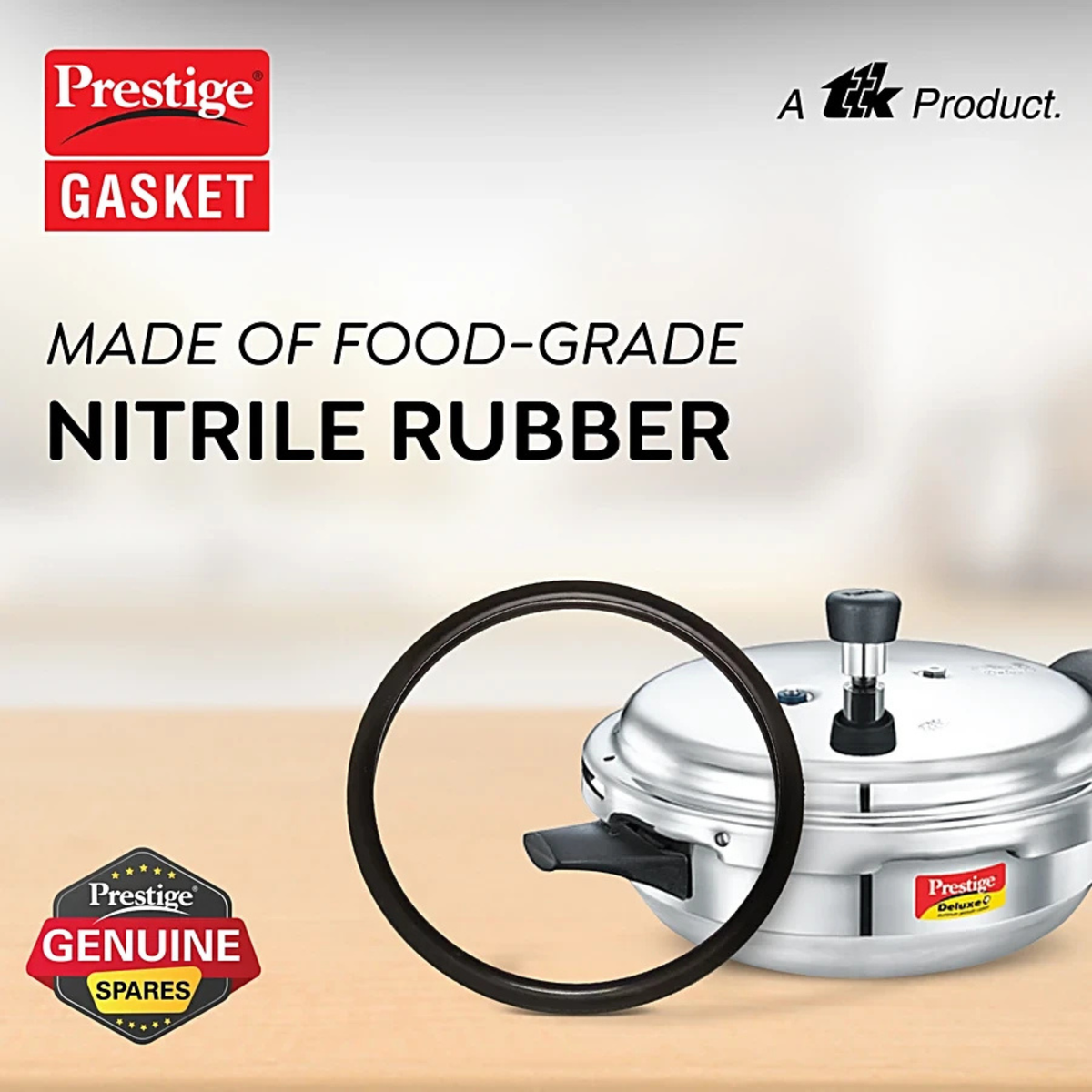 Prestige Gasket For 2 to 3 Liter Aluminium Cooker (Junior 6000)