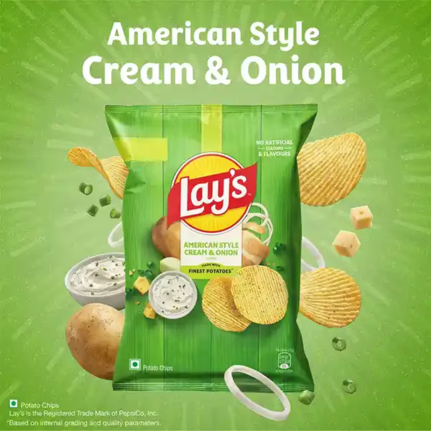 Lays American Style Cream & Onion