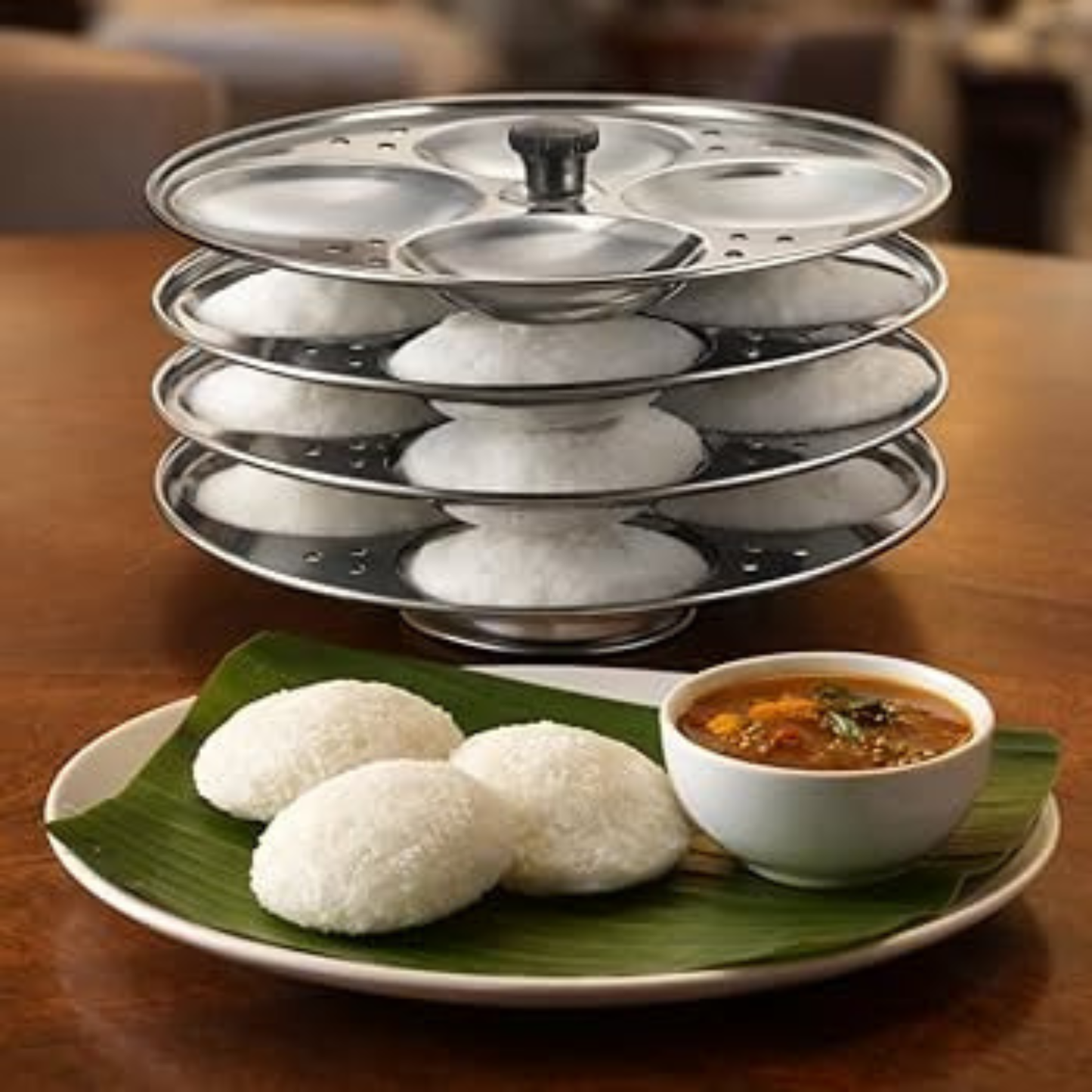 Kotral 4 Plate Idli Stand