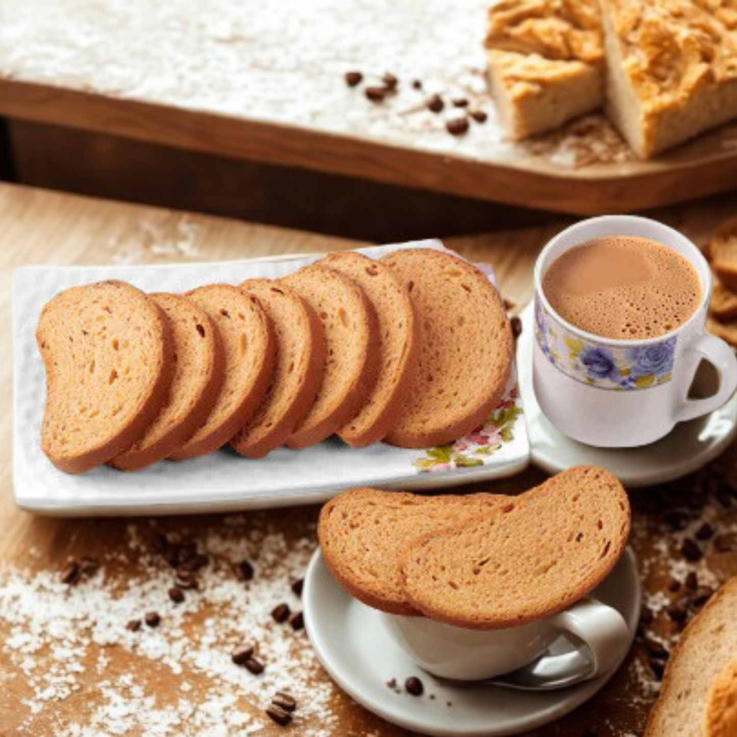 Crispy Tea Rusk 7 Oz. (Red Packet)