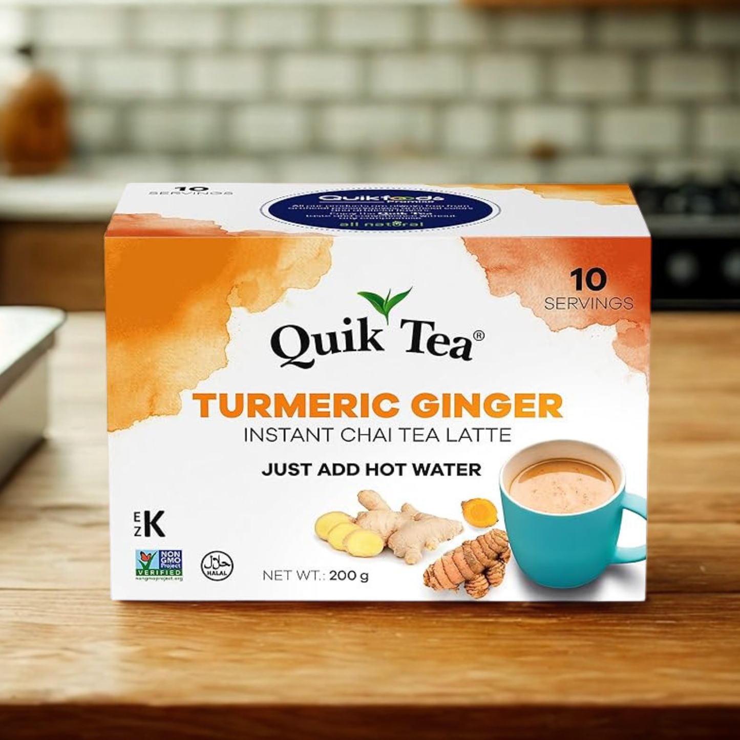 Quick Tea Ginger Chai 10 Pouches
