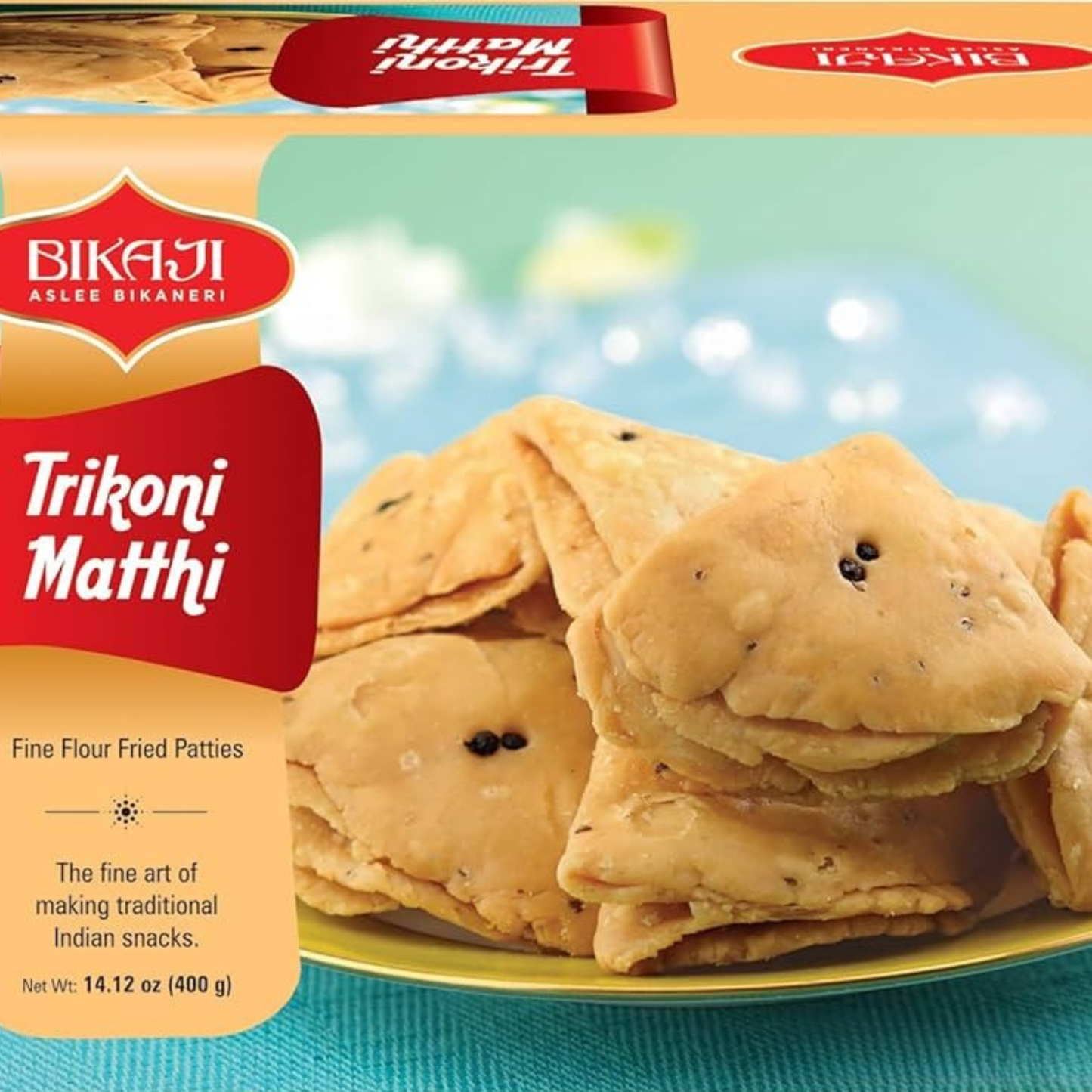 Bikaji Trikoni Mathi 400 Gm.