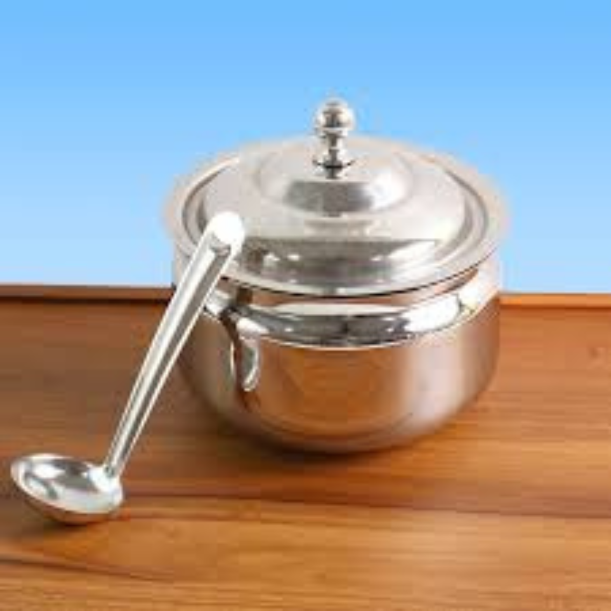Ghee Pot (Stainless Steel) - Medium