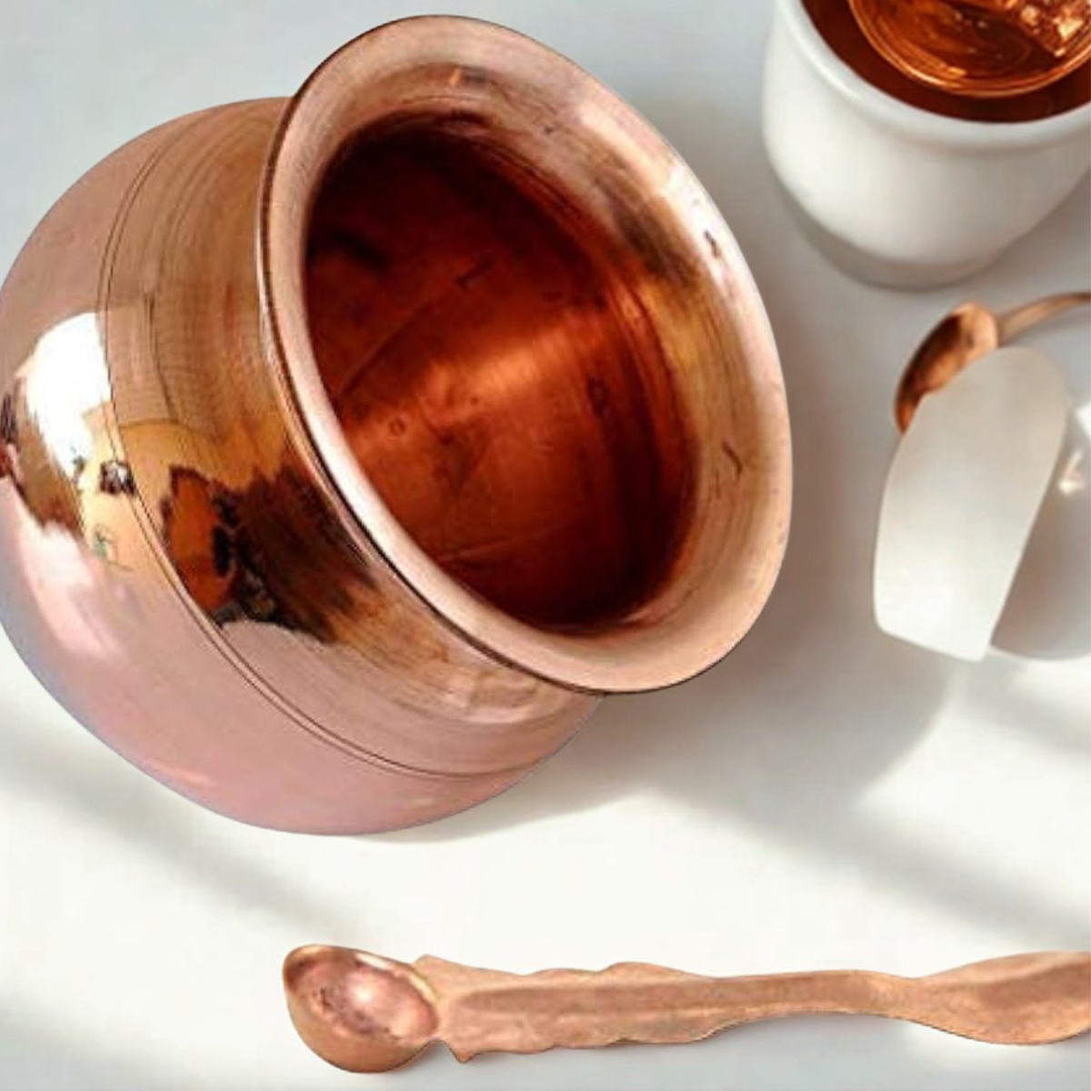 Amrit Lota Copper with Spoon