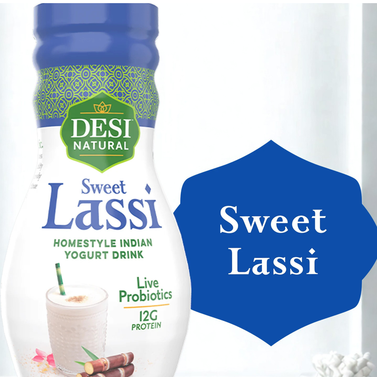 Desi Natural Original Lassi 16 Oz.47