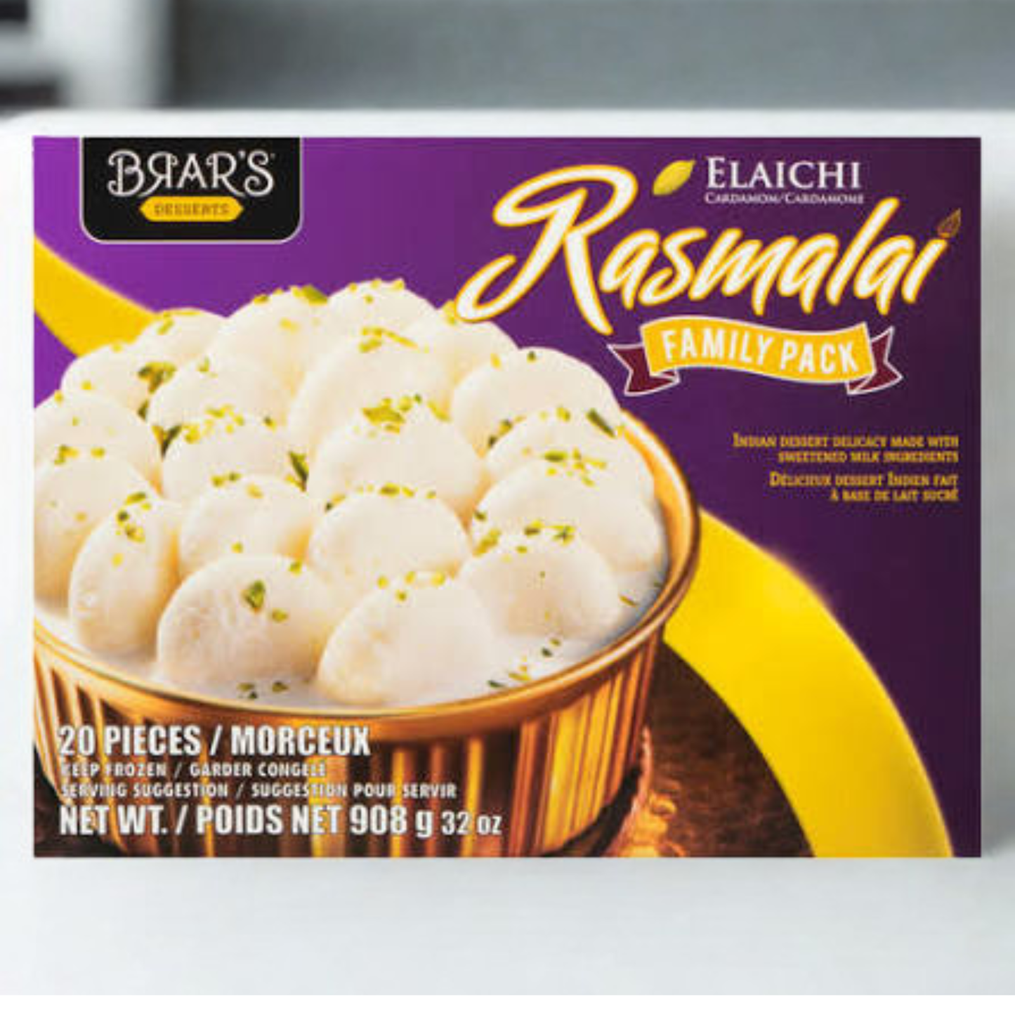Brar's Elaichi Rasmalai 850 Gm.