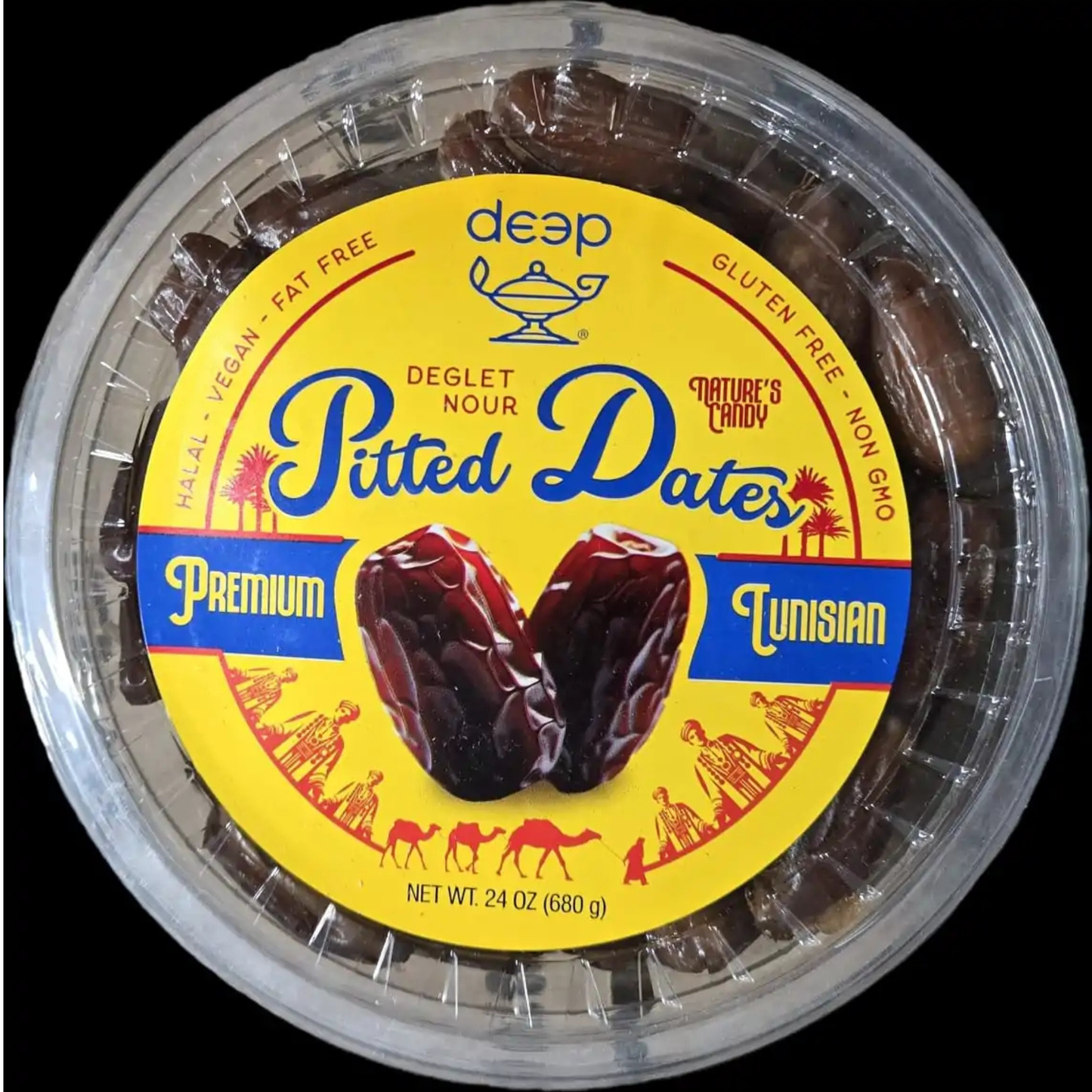Deep Pitted Dates 24 Oz.