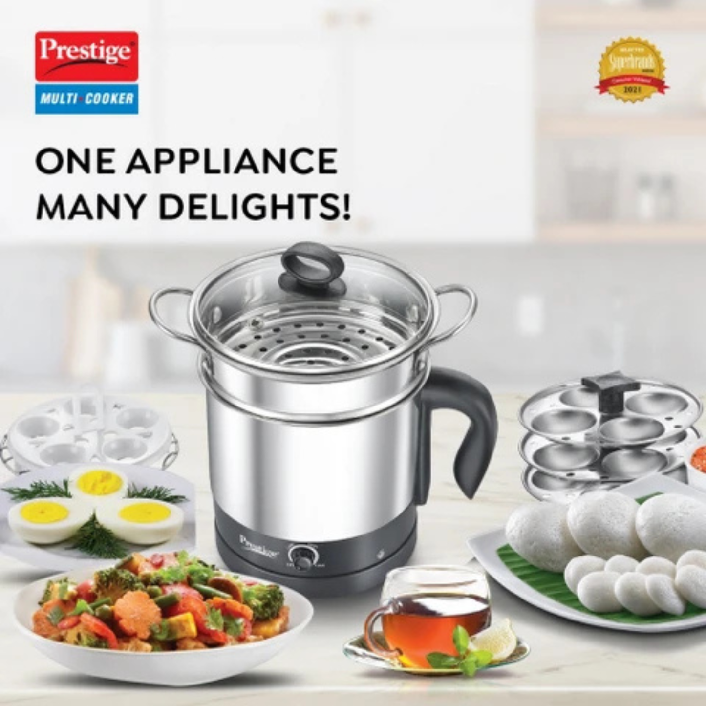 Prestige Idli Stand (3 Plate)