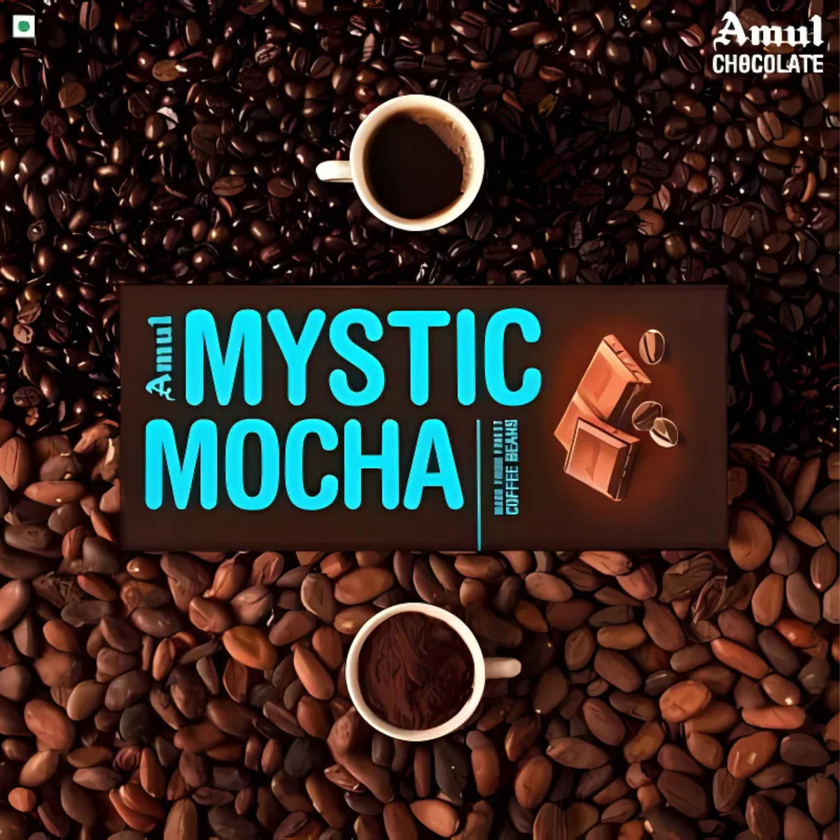 Amul Mystic Mocha Chocolate 150 Gm.
