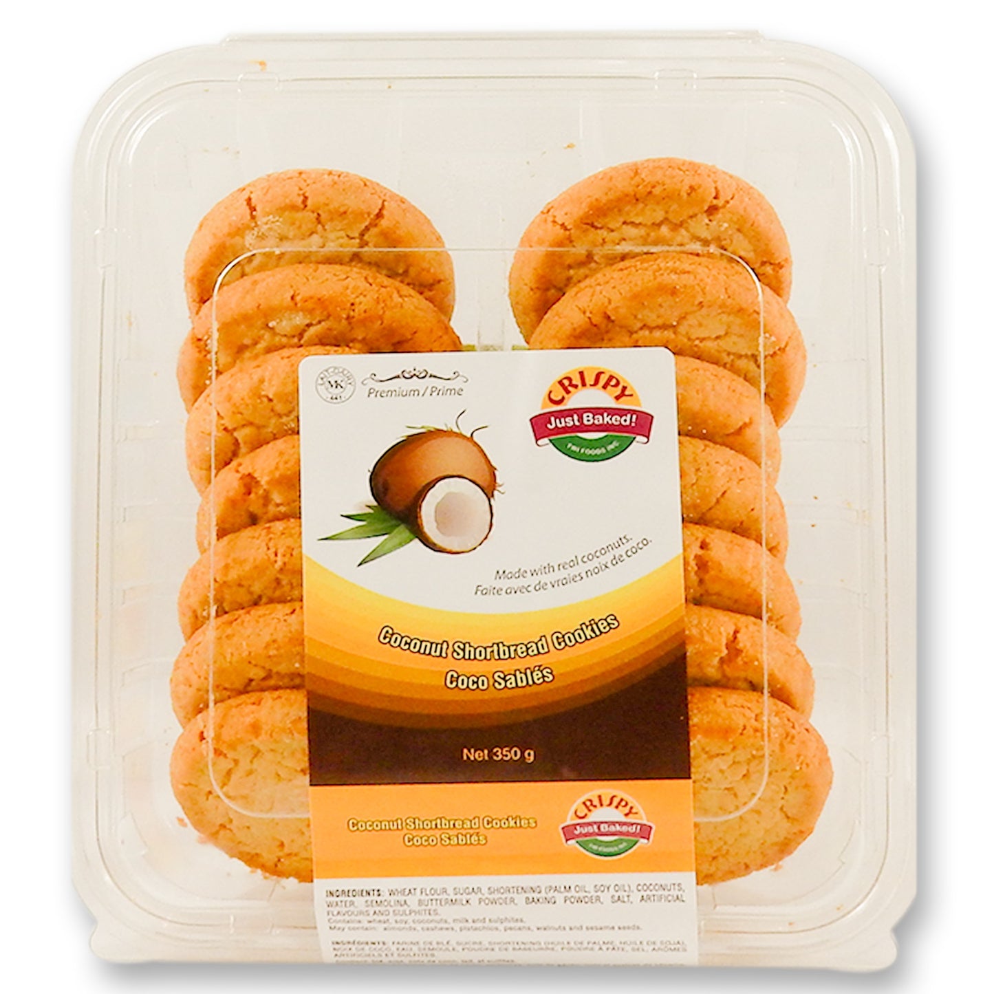 Crispeez Coconut Cookies 350 Gm.