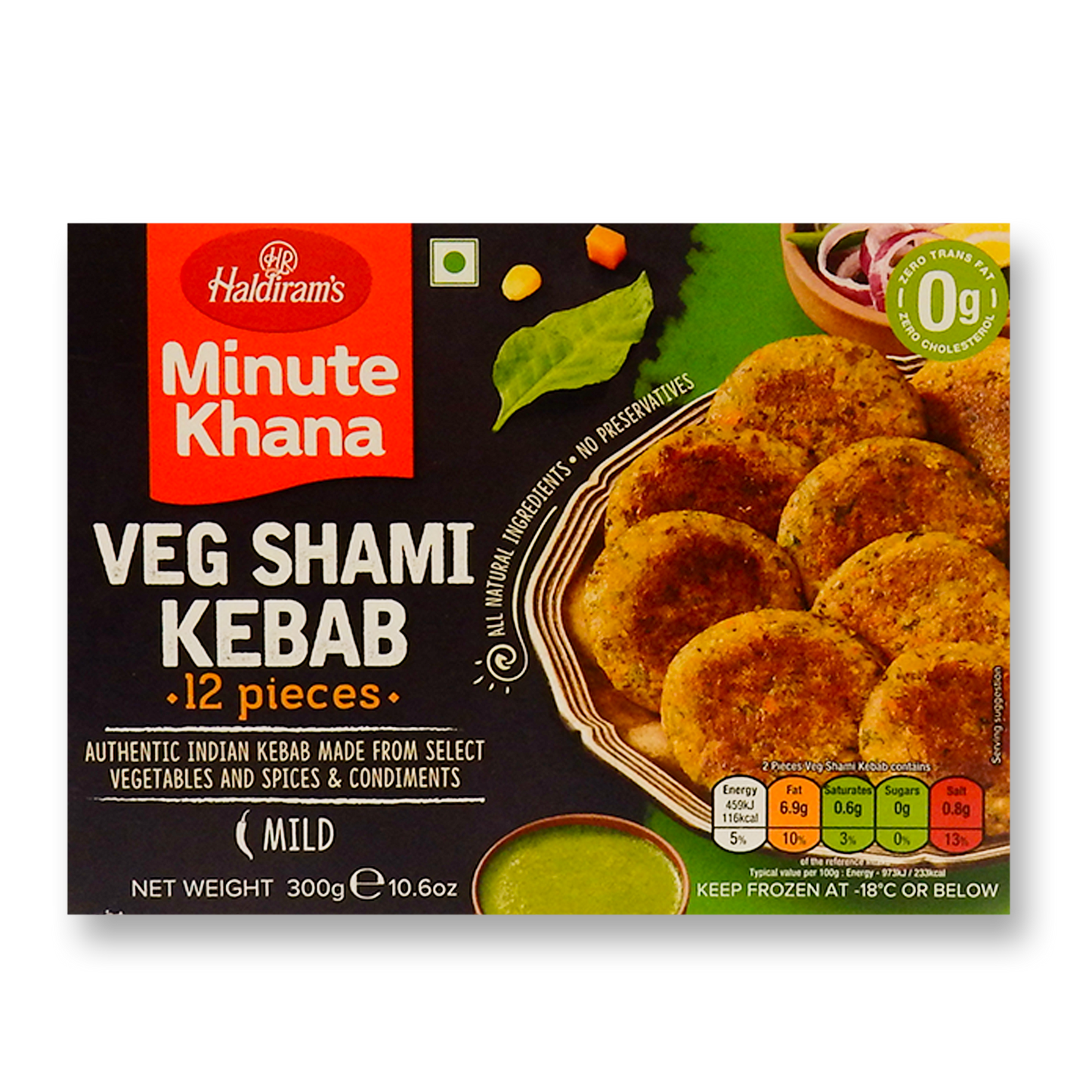 Haldiram Desi Wrap Shami Kabab 156 gm.