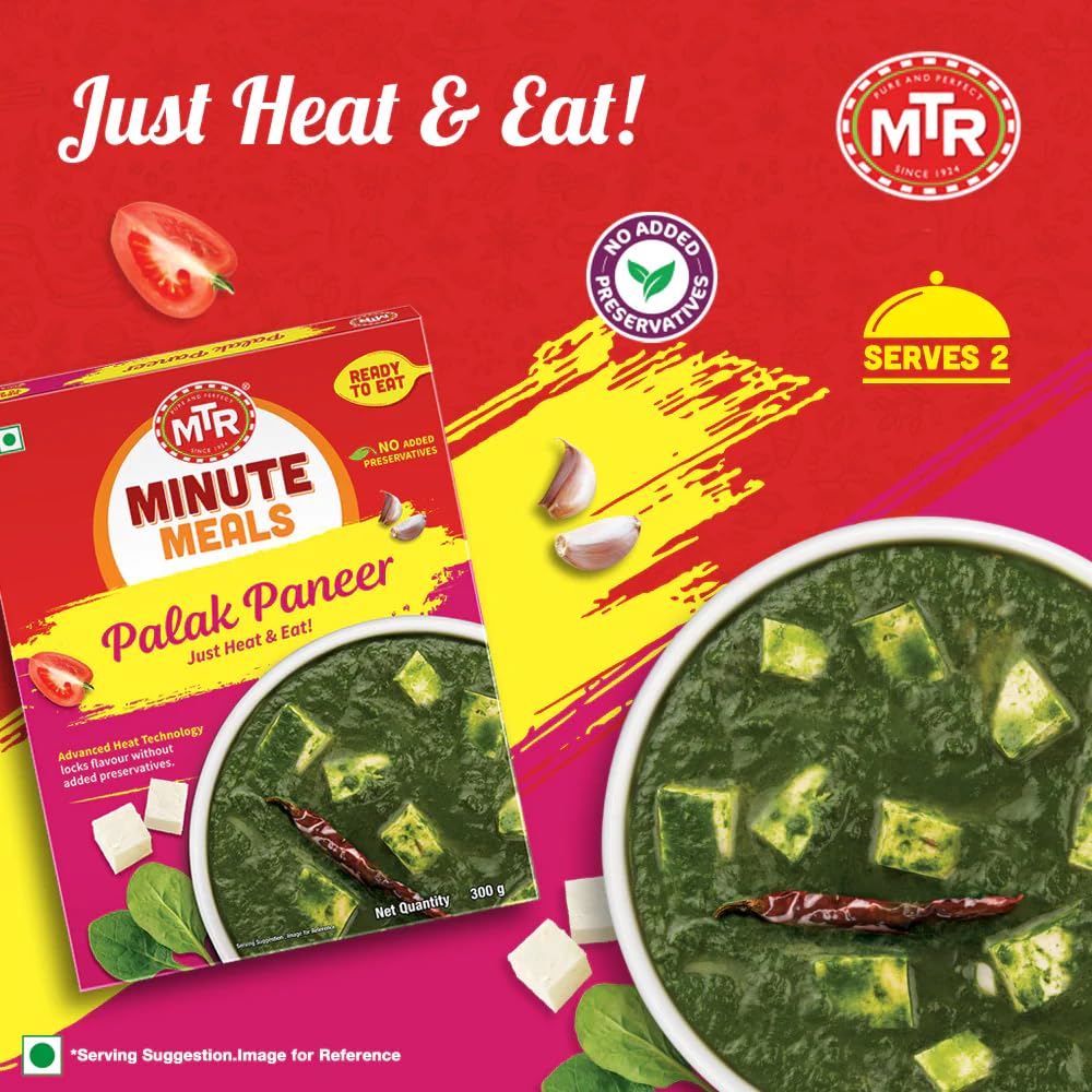 MTR Palak Paneer 10.58 Oz.