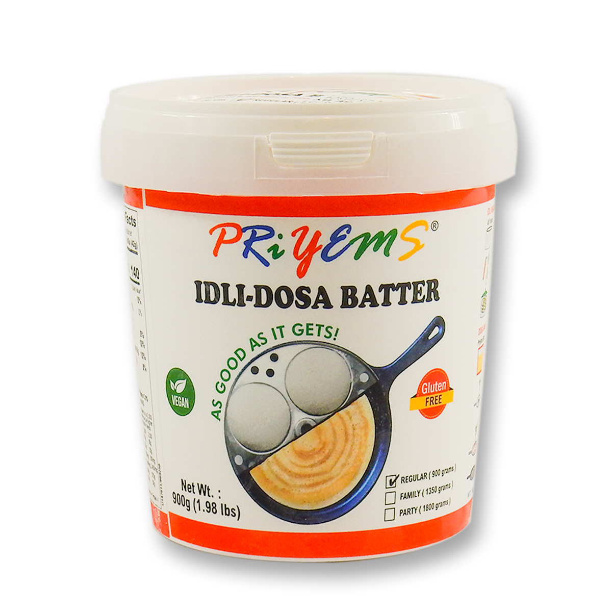 Priyem's Idli-Dosa Batter 900 Gm.