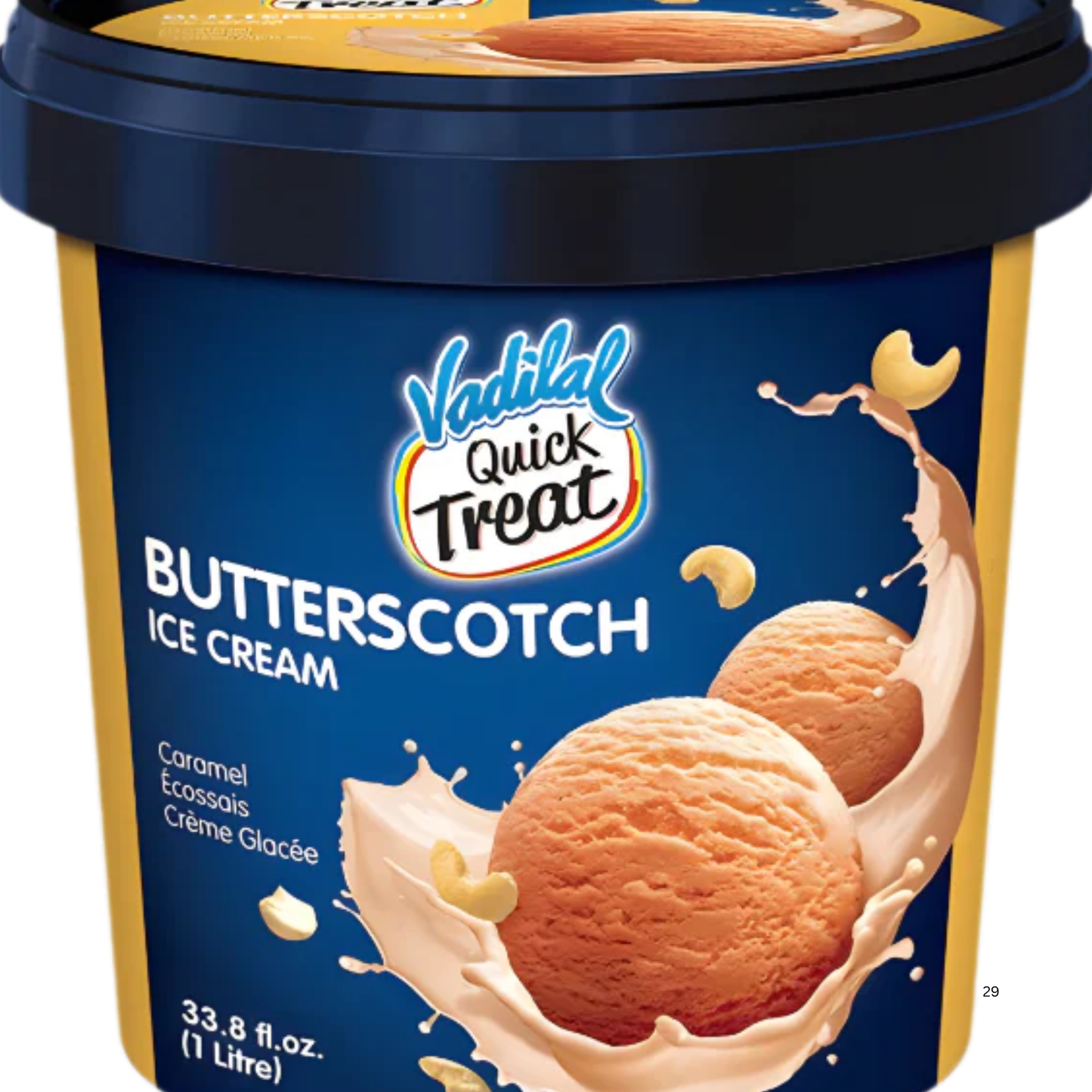 Vadilal Butterscotch Ice Cream 1 Liter