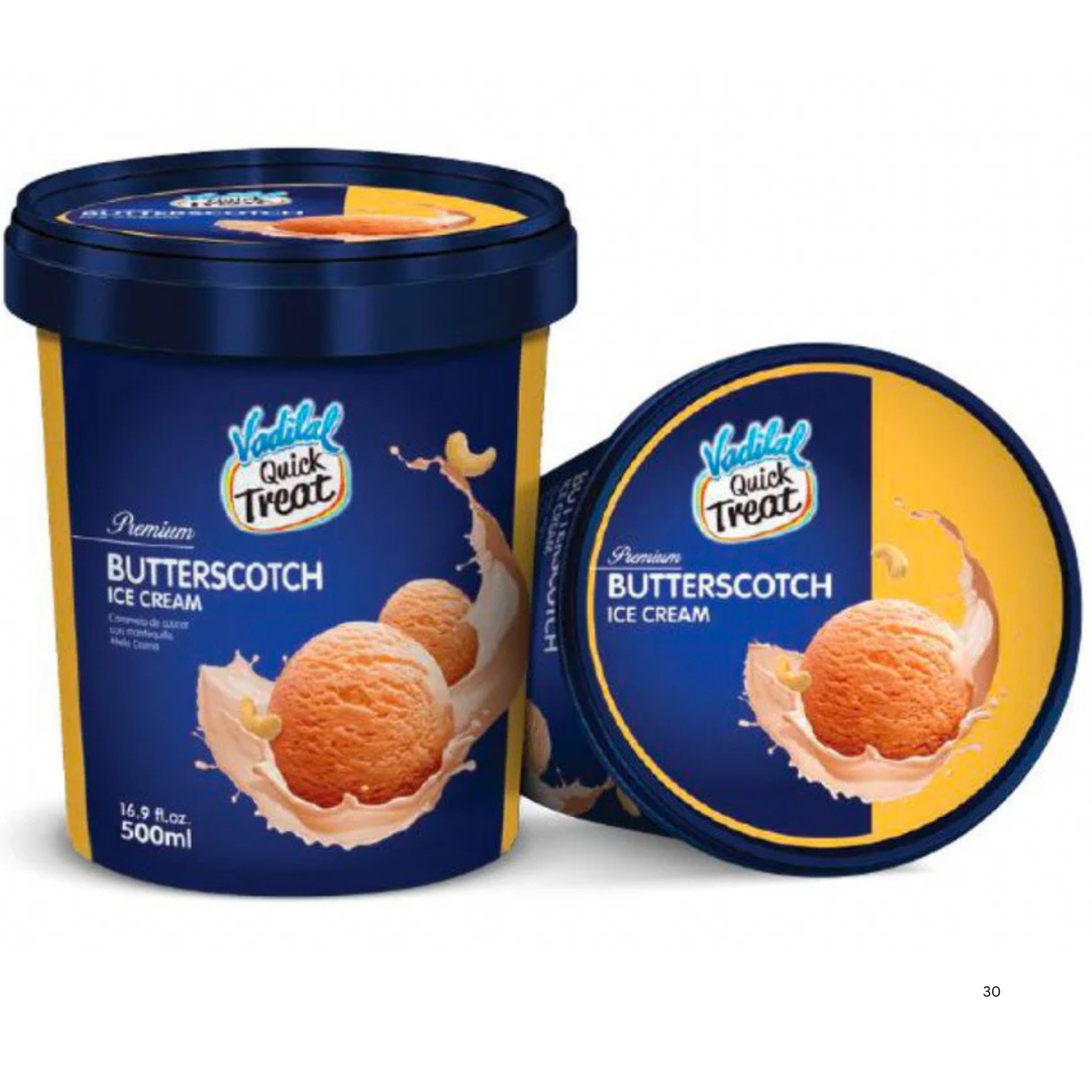 Vadilal Butterscotch Ice Cream (Tub) 500 ml.