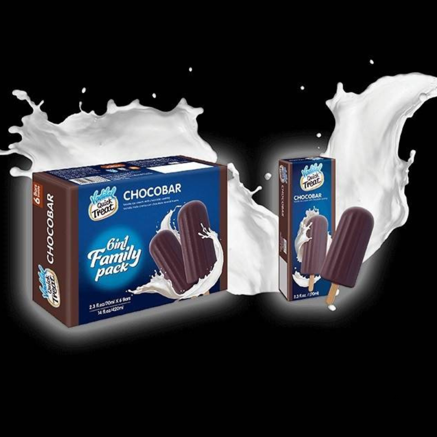 Vadilal Chocobar (6 in 1) Ice Cream 70 ml.