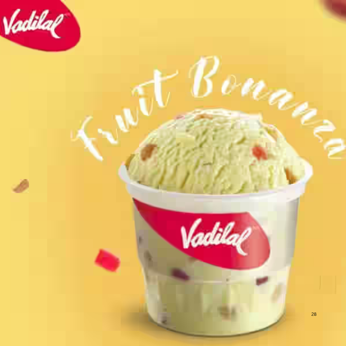 Vadilal Fruit Bonanza Ice Cream 500 ml.