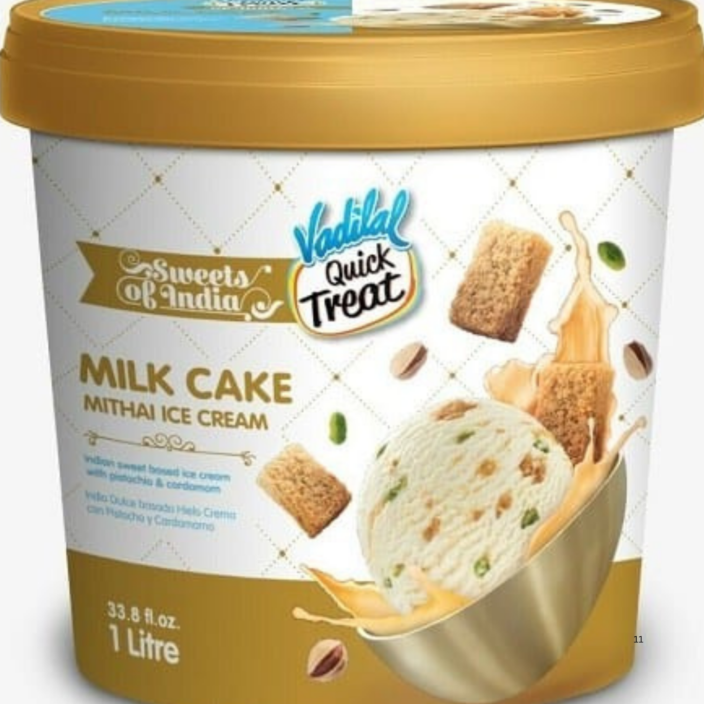 Vadilal Milk Cake Ice Cream 1 Liter