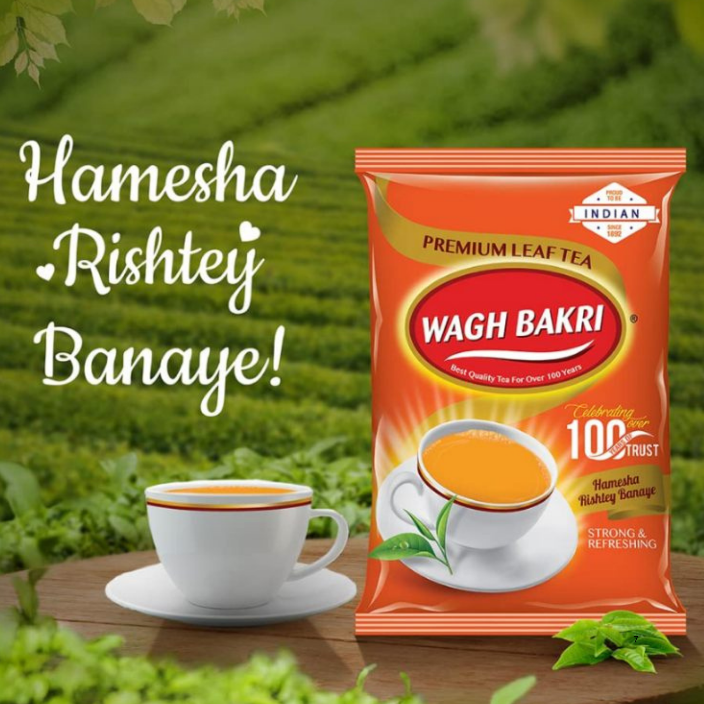 Wagh Bakri Tea 17.5 Oz.