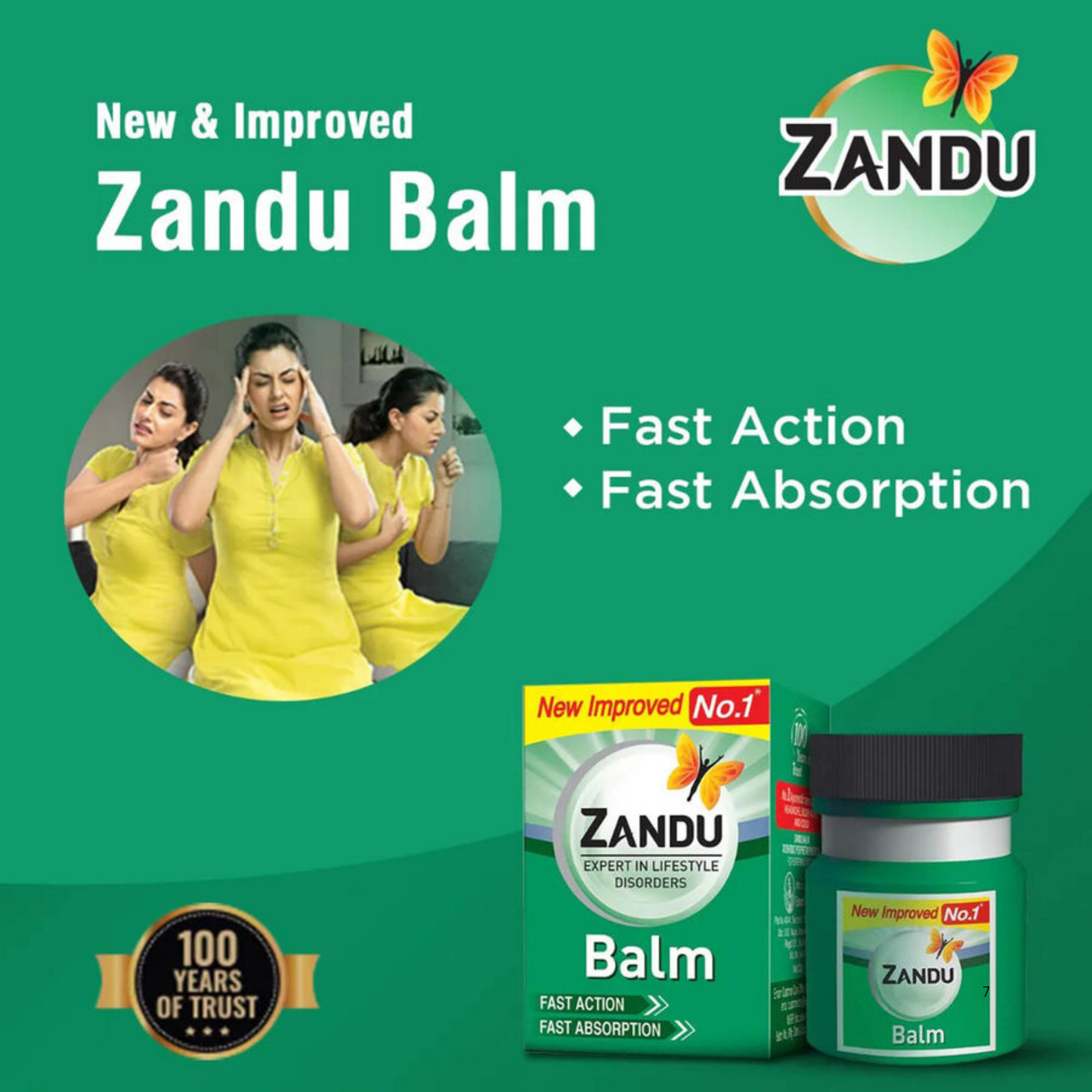 Zandu Balm 8 ml.
