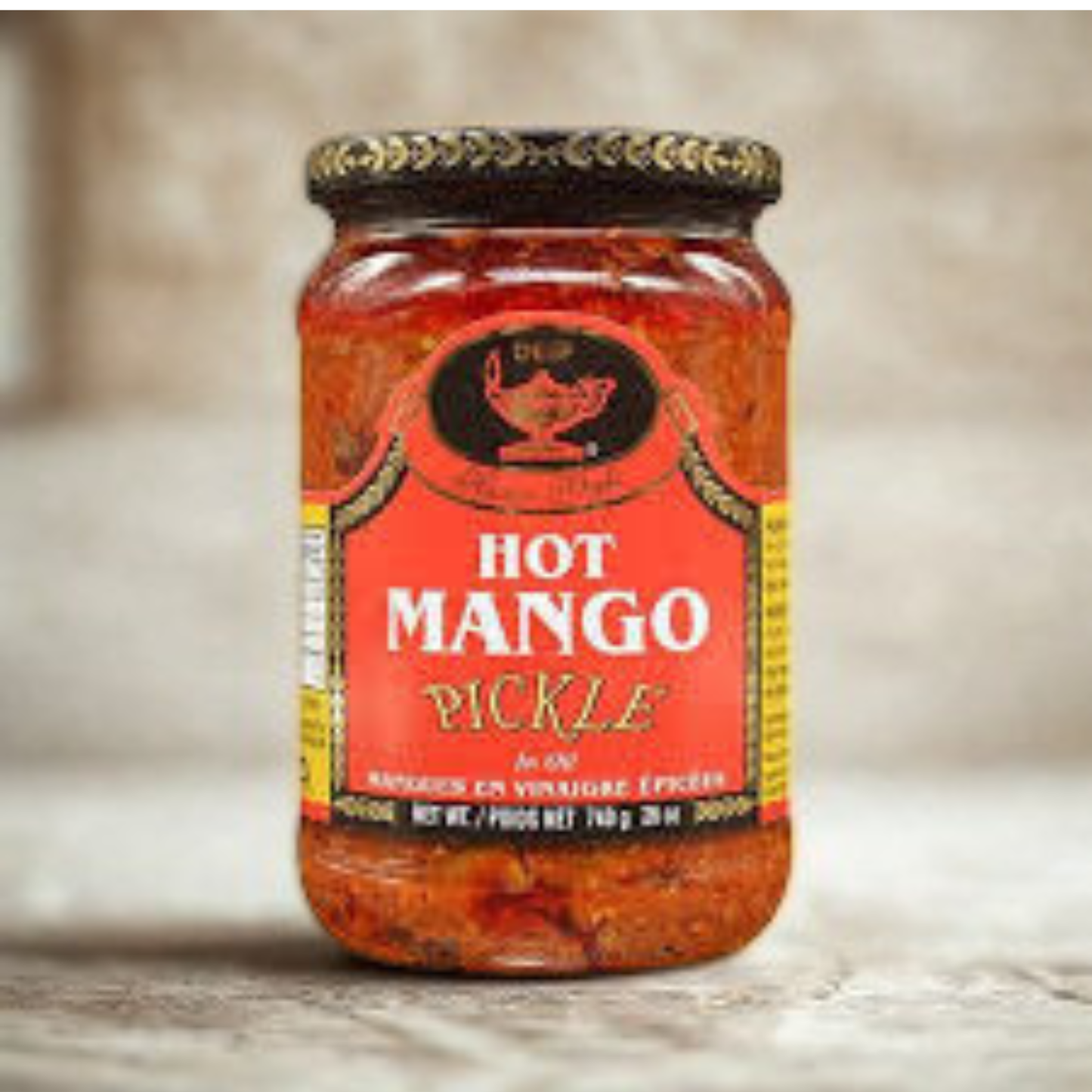 Deep Hot Mango Pickle 26 Oz.