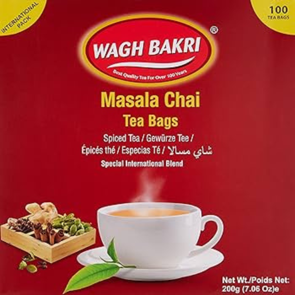 Wagh Bakri Masala Chai 100 bags