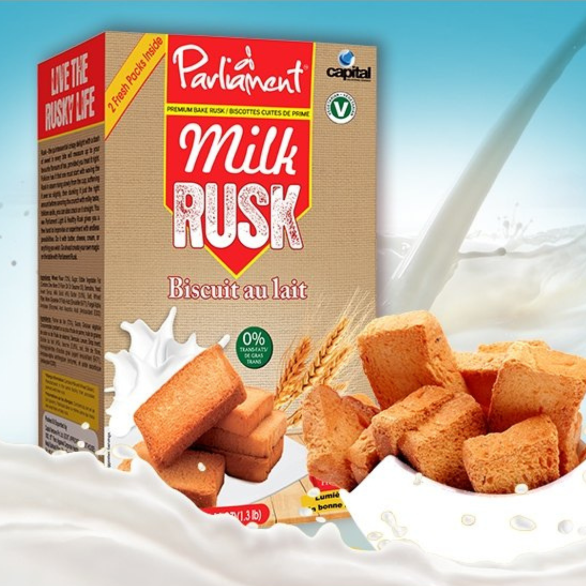 Parliament Milk Rusk 300 Gm.