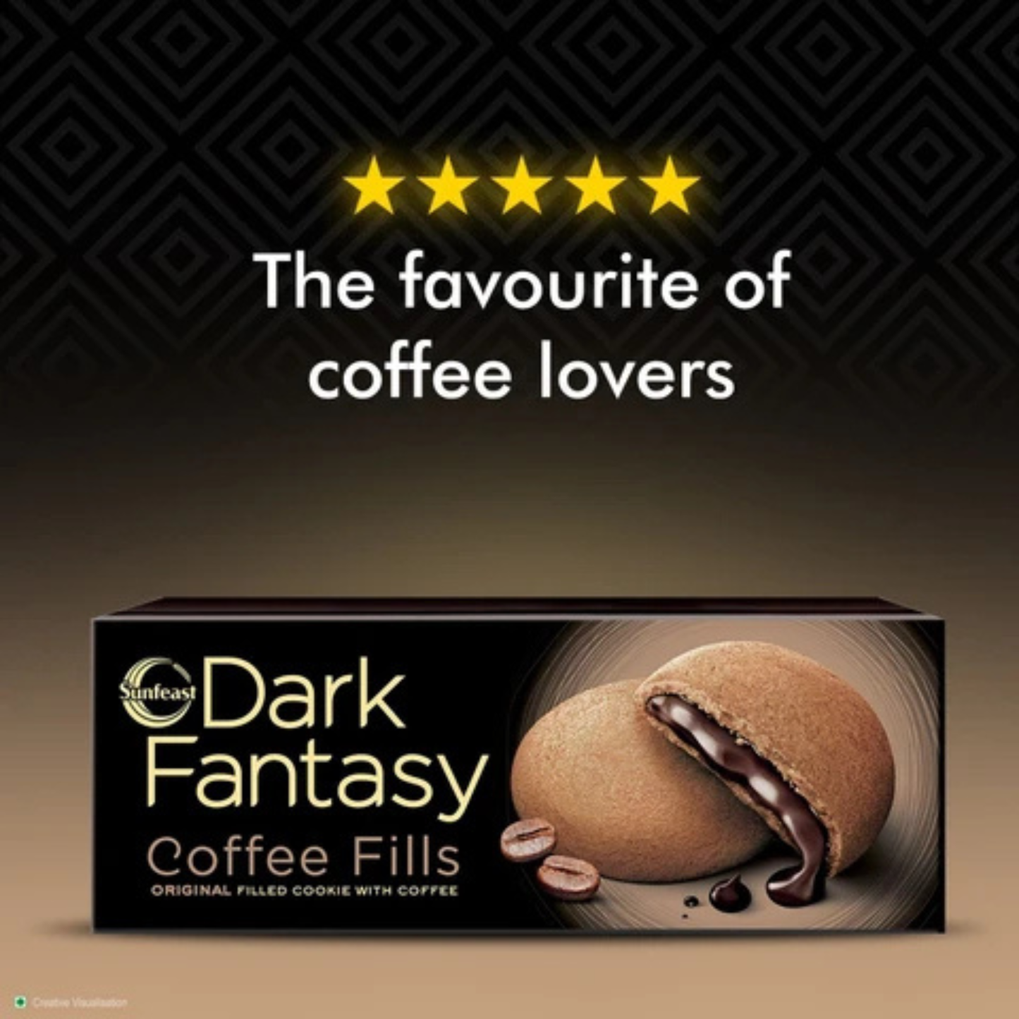 Sunfeast Dark Fantasy Coffee Fills 75 Gm.