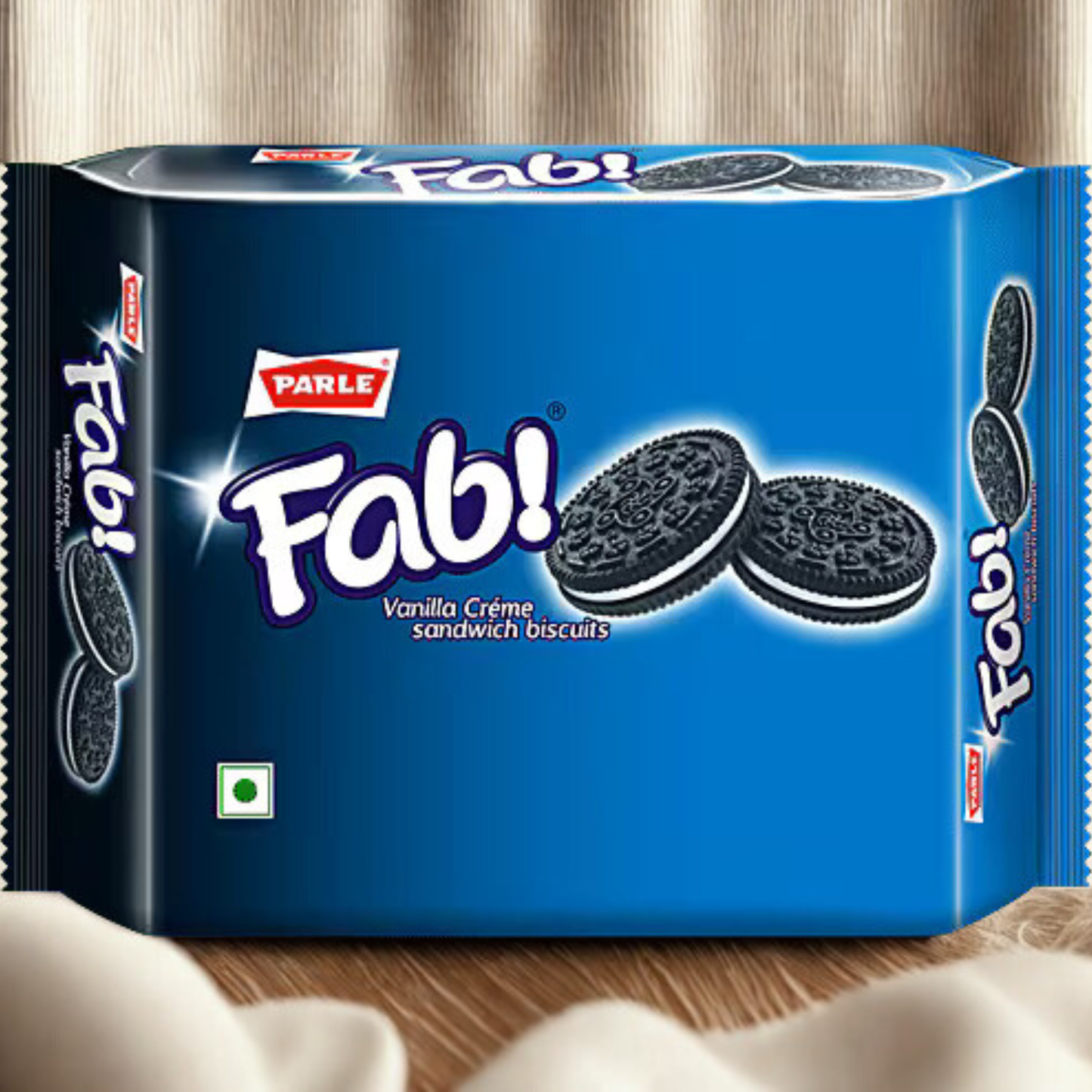 Parle Hide & Seek Fab Vanilla Biscuits 400 Gm.