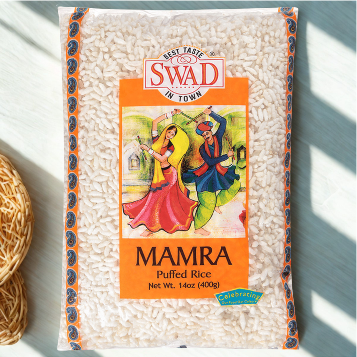 Swad Mamra Puffed Rice 14 Oz.